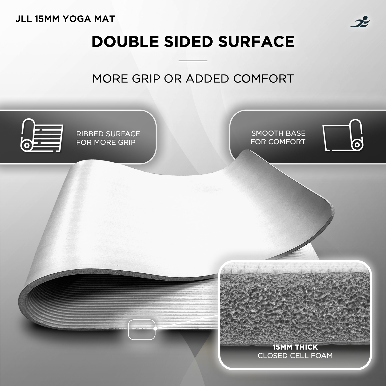 Yoga Exercise Mats - 15mm (Extra-Thick)