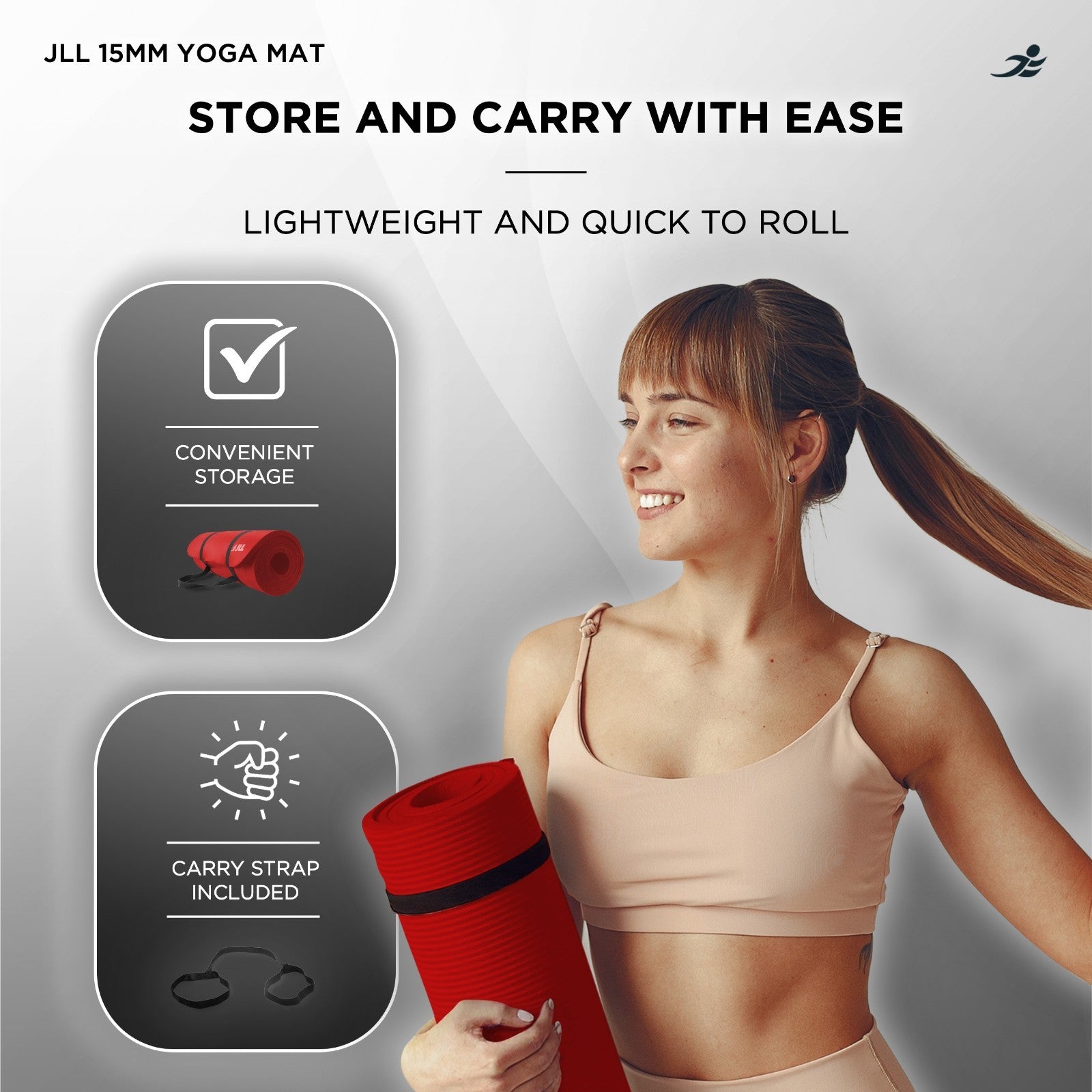 Yoga Exercise Mats - 15mm (Extra-Thick)