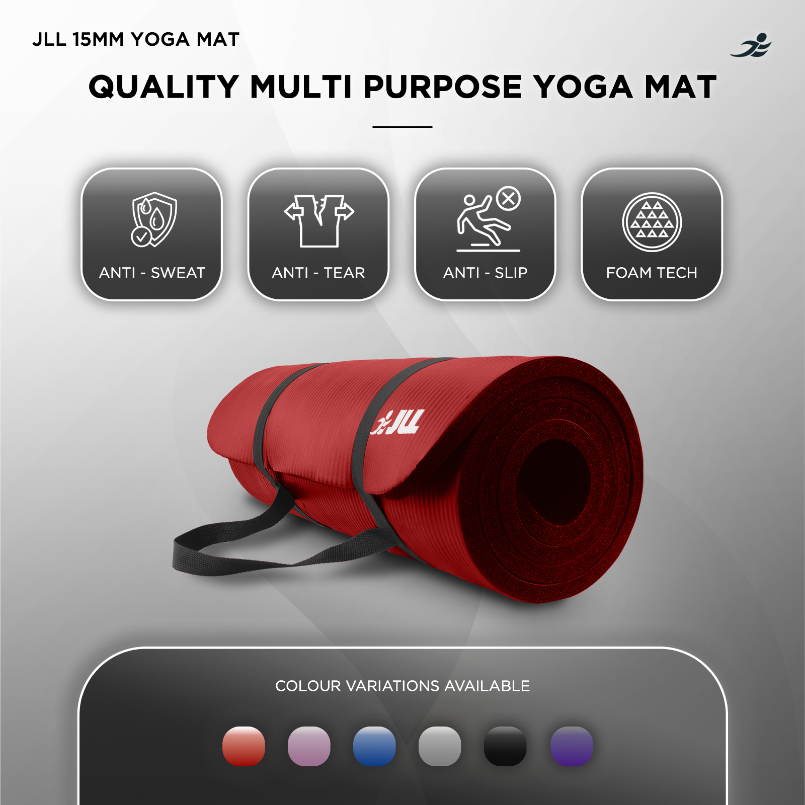 Yoga Exercise Mats - 15mm (Extra-Thick)