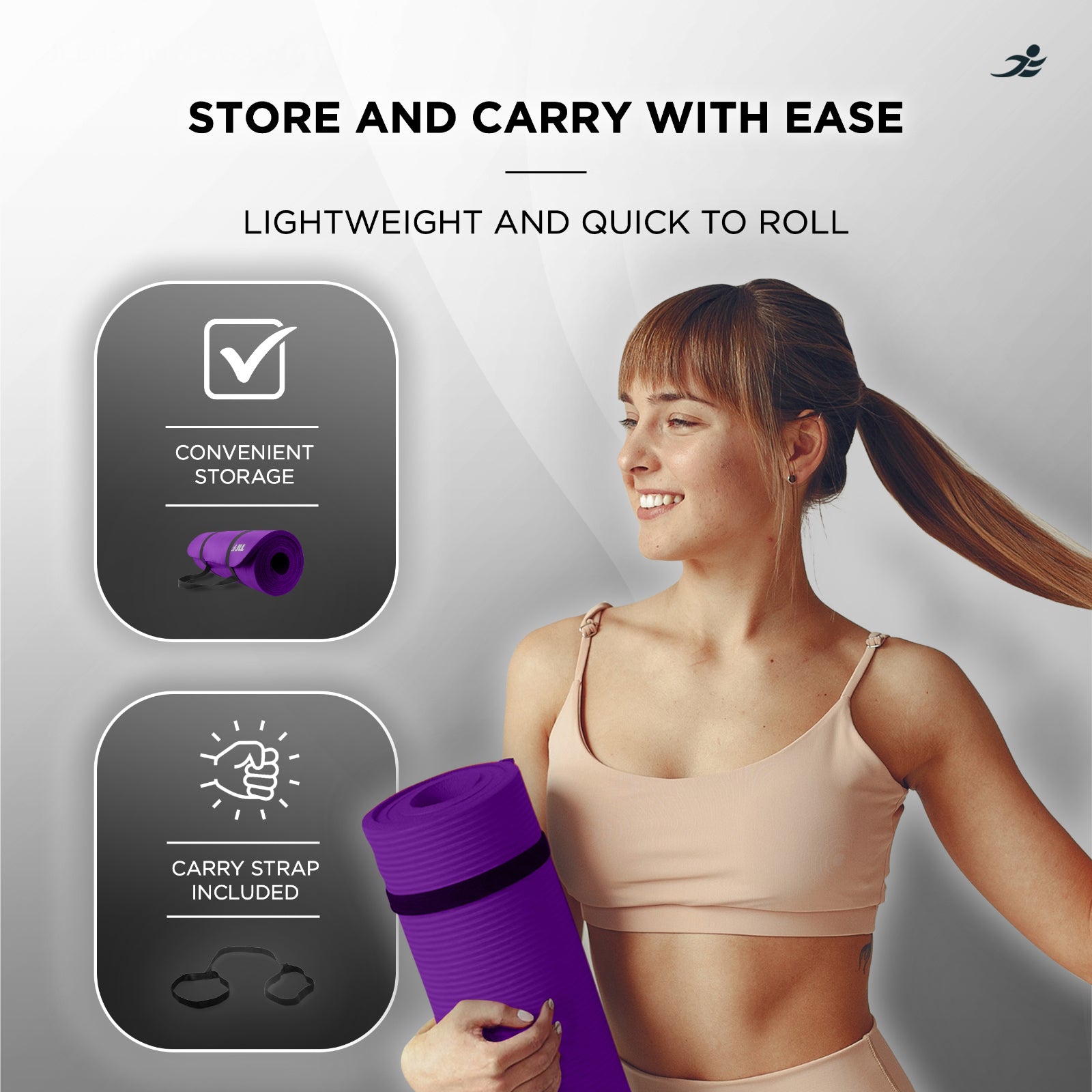 Yoga Exercise Mats - 10mm (Thick)