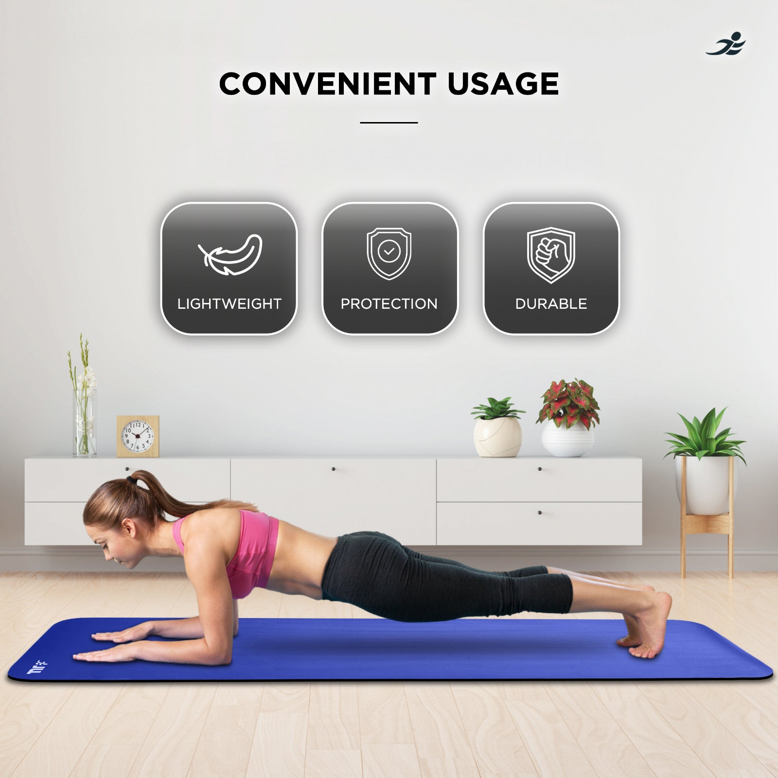 Yoga Exercise Mats - 10mm (Thick)