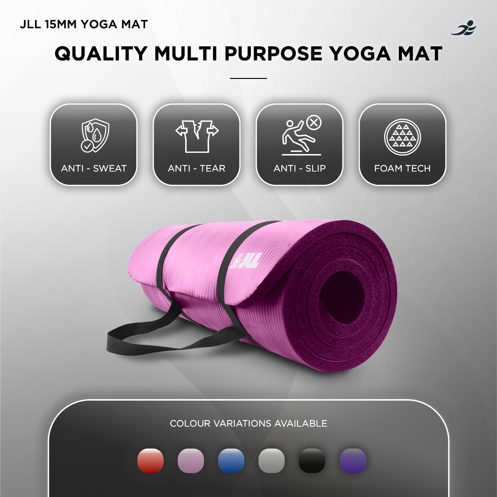 Yoga Exercise Mats - 15mm (Extra-Thick)