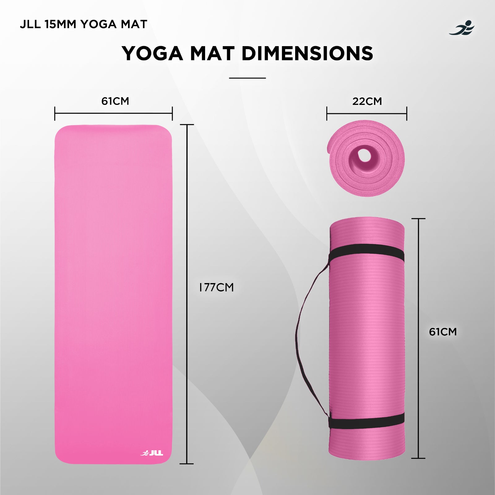 Yoga Exercise Mats  - 15mm (Extra-Thick)