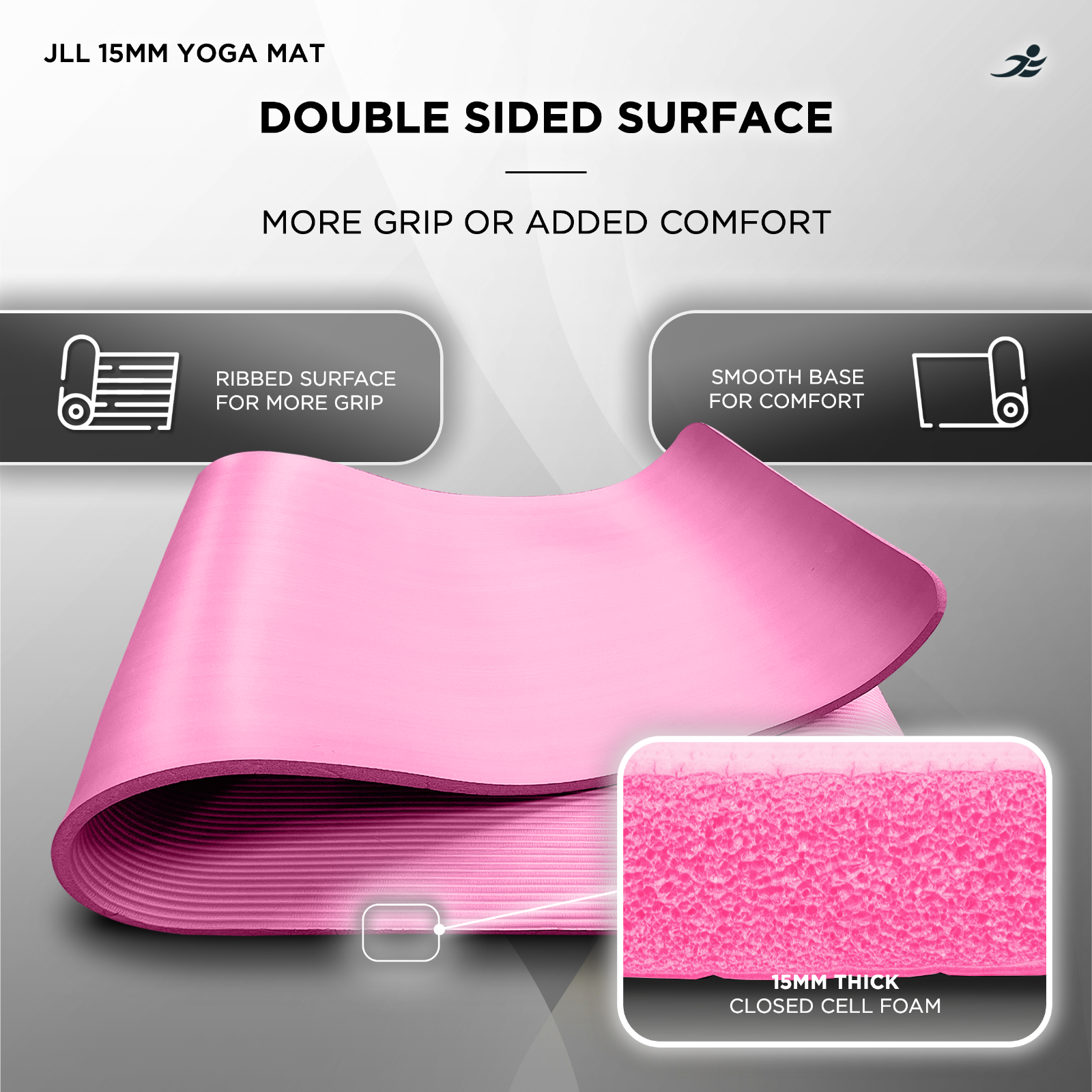 Yoga Exercise Mats - 15mm (Extra-Thick)