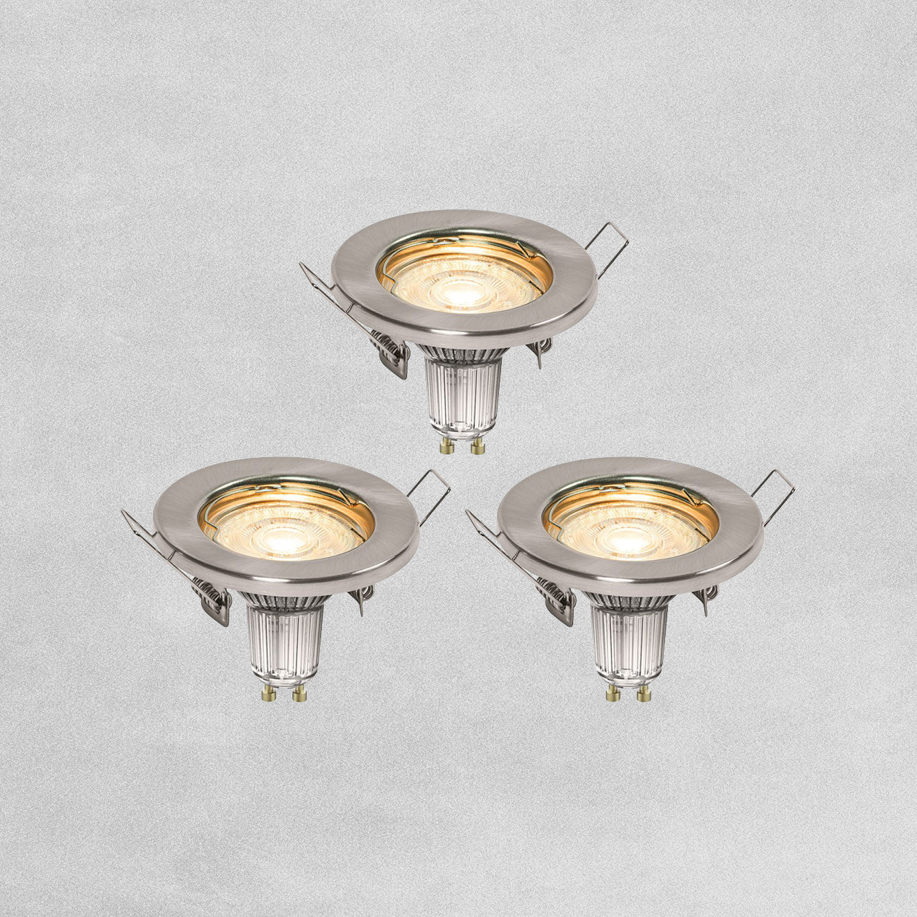 Ledvance Essential Spotlight Set GU10 3X 2.6W 2700K Brushed Nickel