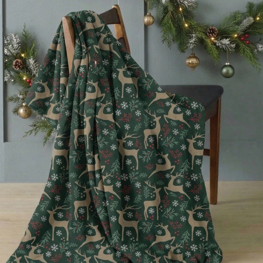 Ultra-Soft Christmas Blanket Throw - 120x150cm
