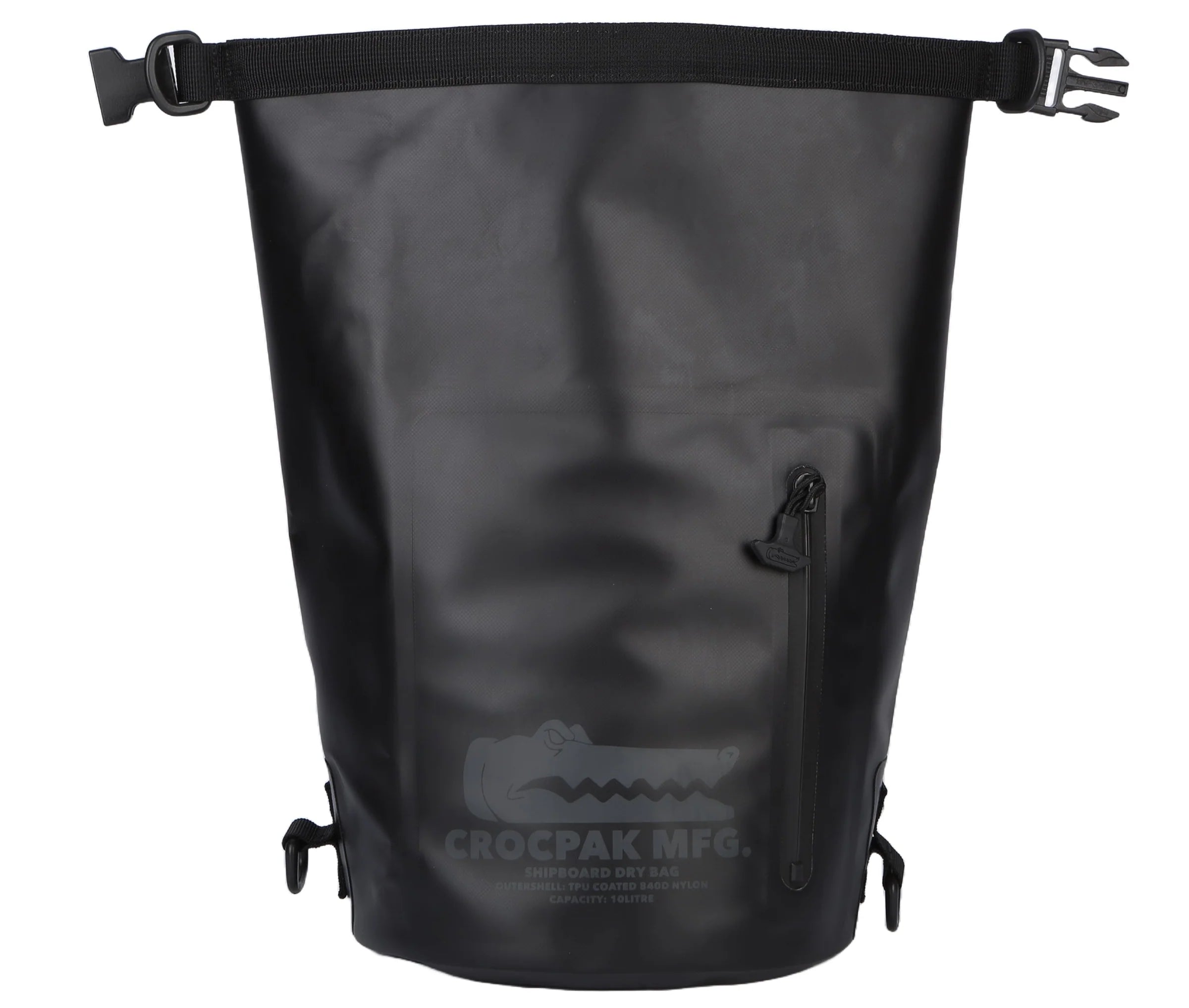 Crocpak Black Classic Dry Bag - Protective Waterproof Bag - Various Sizes