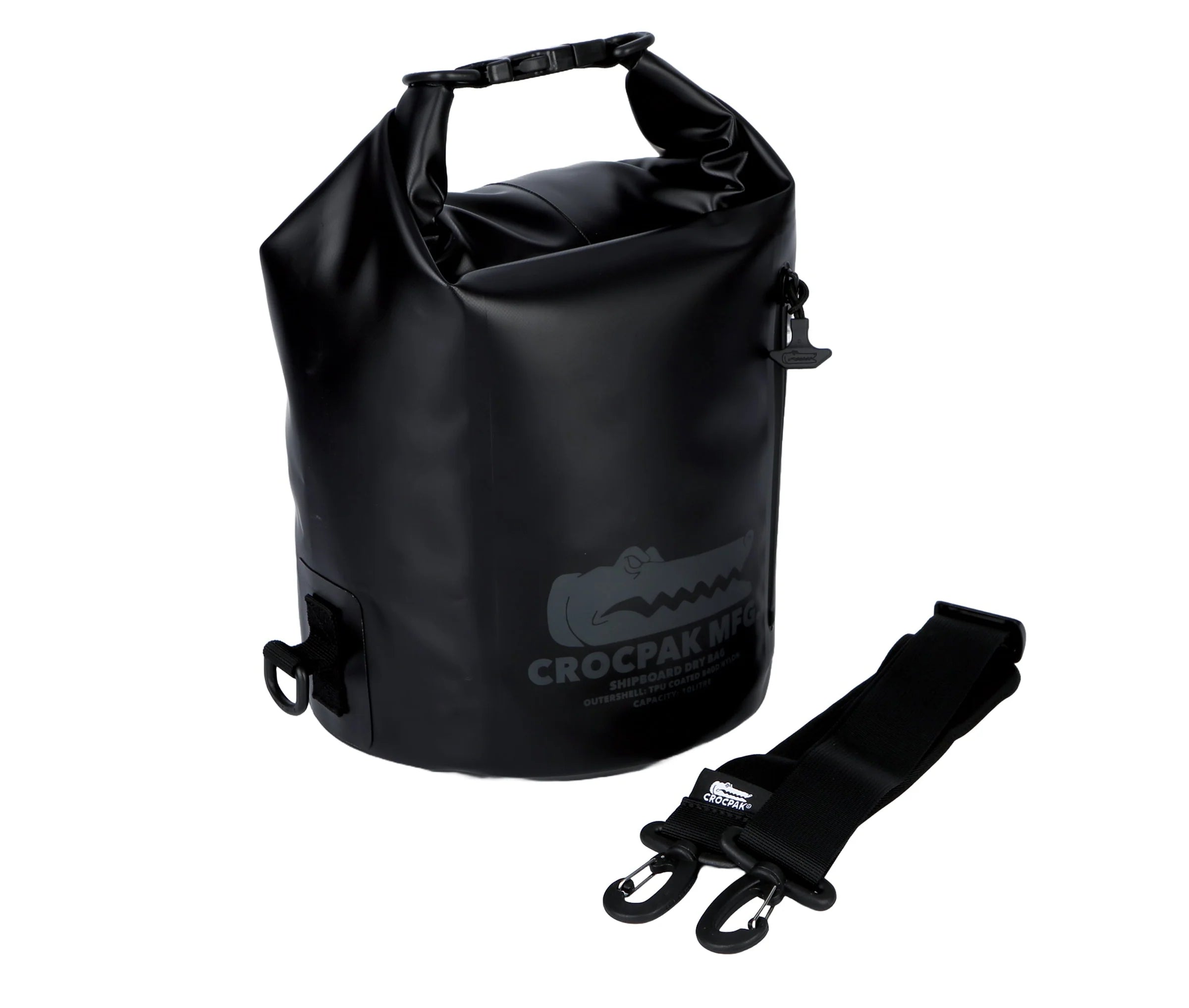 Crocpak Black Classic Dry Bag - Protective Waterproof Bag - Various Sizes