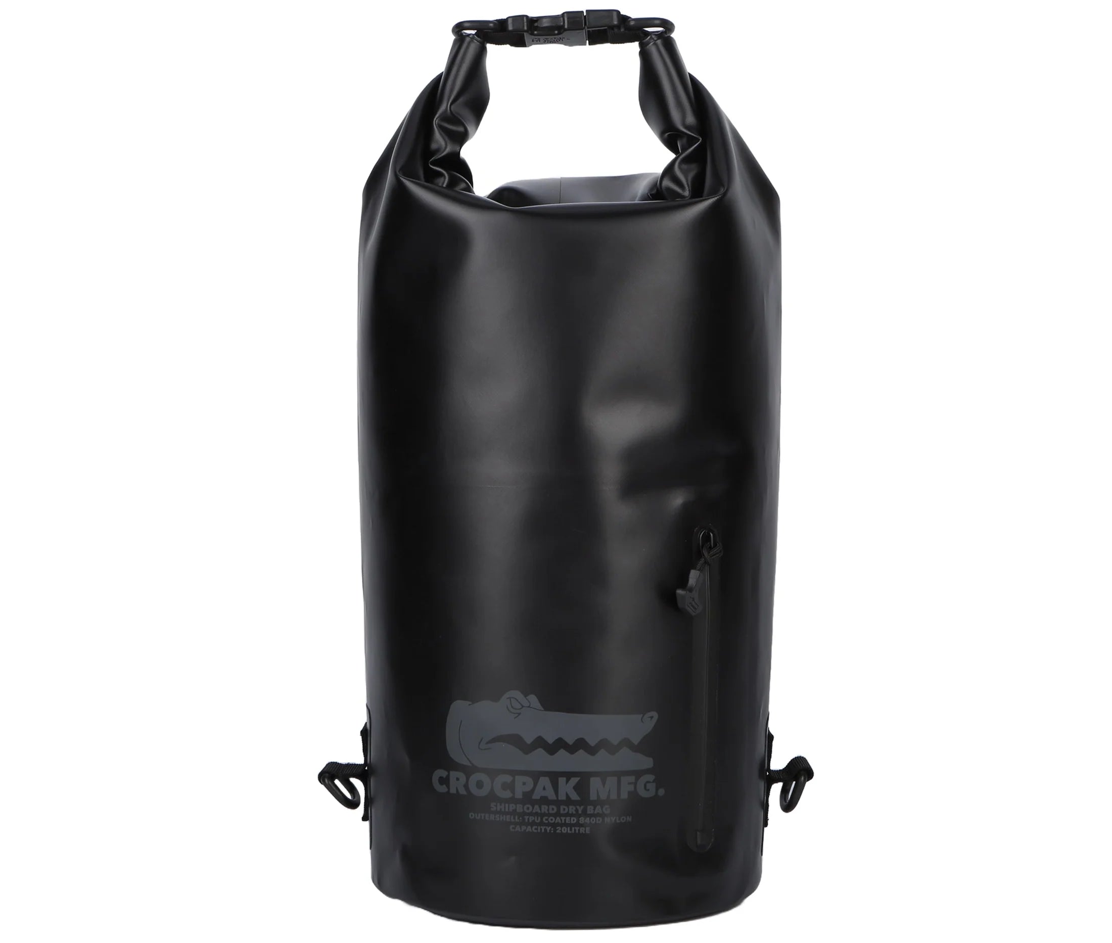 Crocpak Black Classic Dry Bag - Protective Waterproof Bag - Various Sizes