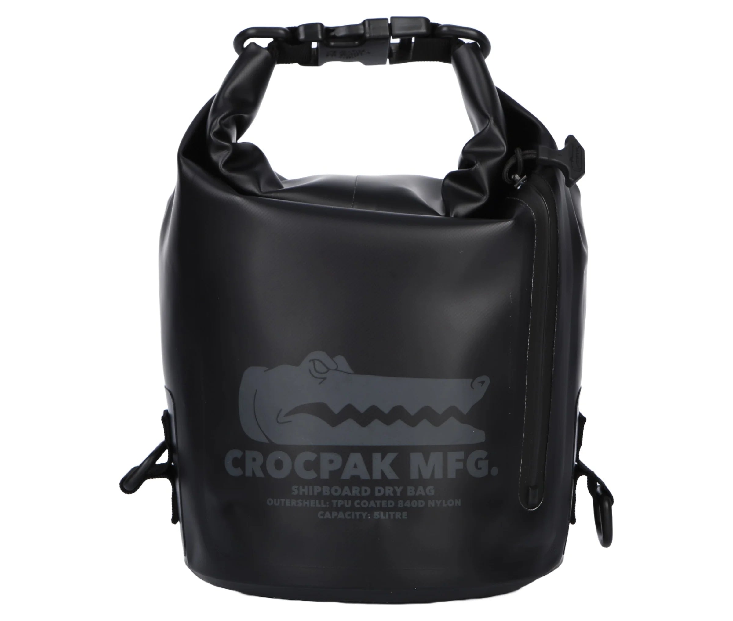 Crocpak Black Classic Dry Bag - Protective Waterproof Bag - Various Sizes