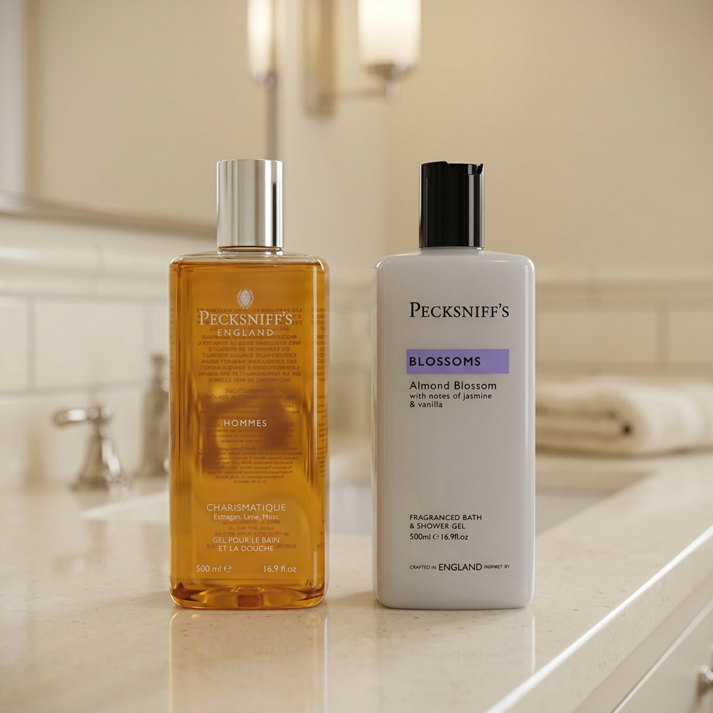 Pecksniff's Fragranced Bath & Shower Gel - 500ml - Various Scents Available