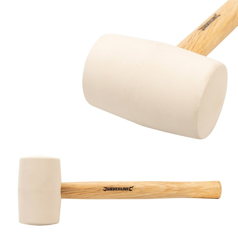 Silverline White Rubber Mallet- 32oz