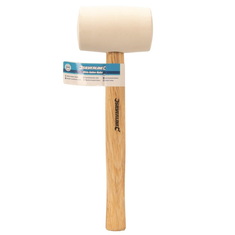 Silverline White Rubber Mallet- 32oz