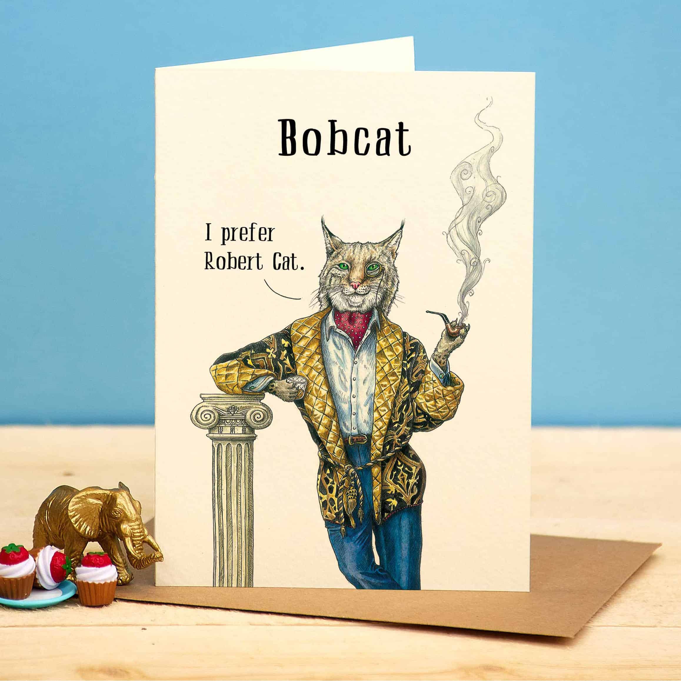 Bobcat Card by Bewilderbeest