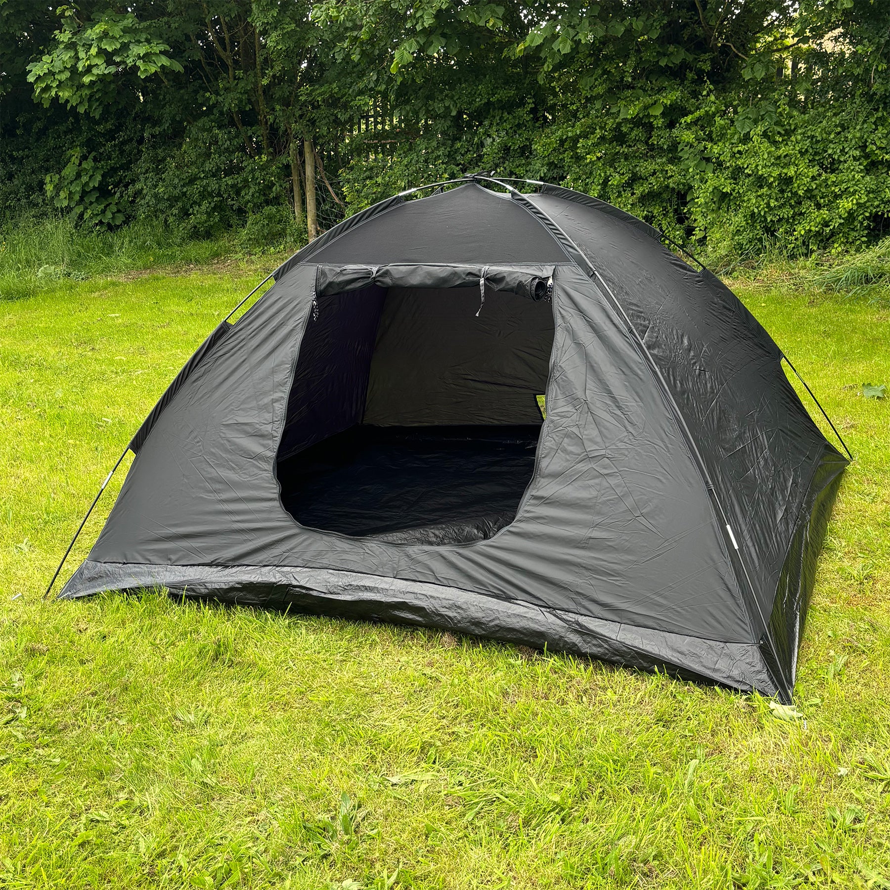 Tambu Acamp 3-4 Person Dome Tent - Grey / Taupe - 55% OFF