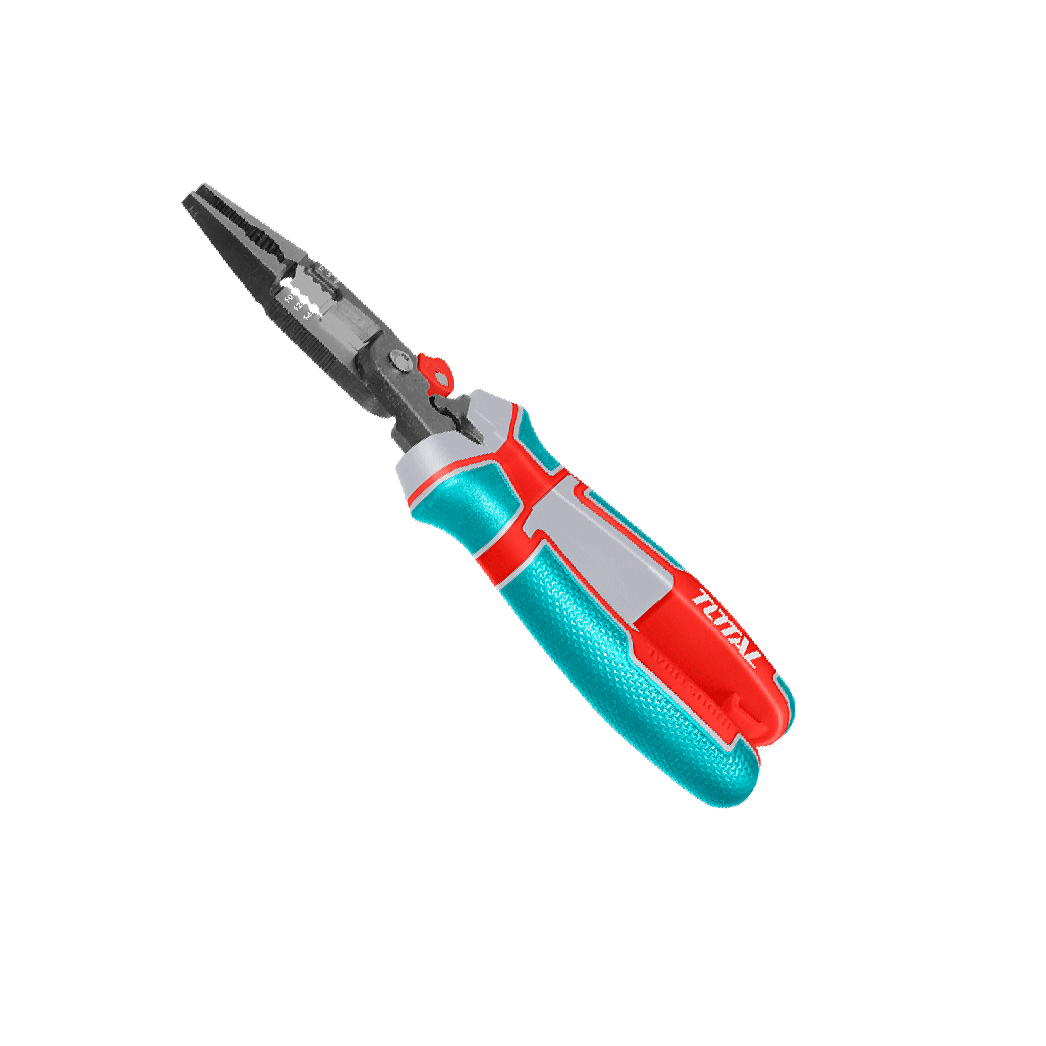 Total 6-In-1 Multi Function Long Nose Pliers - 200mm - THTMF286