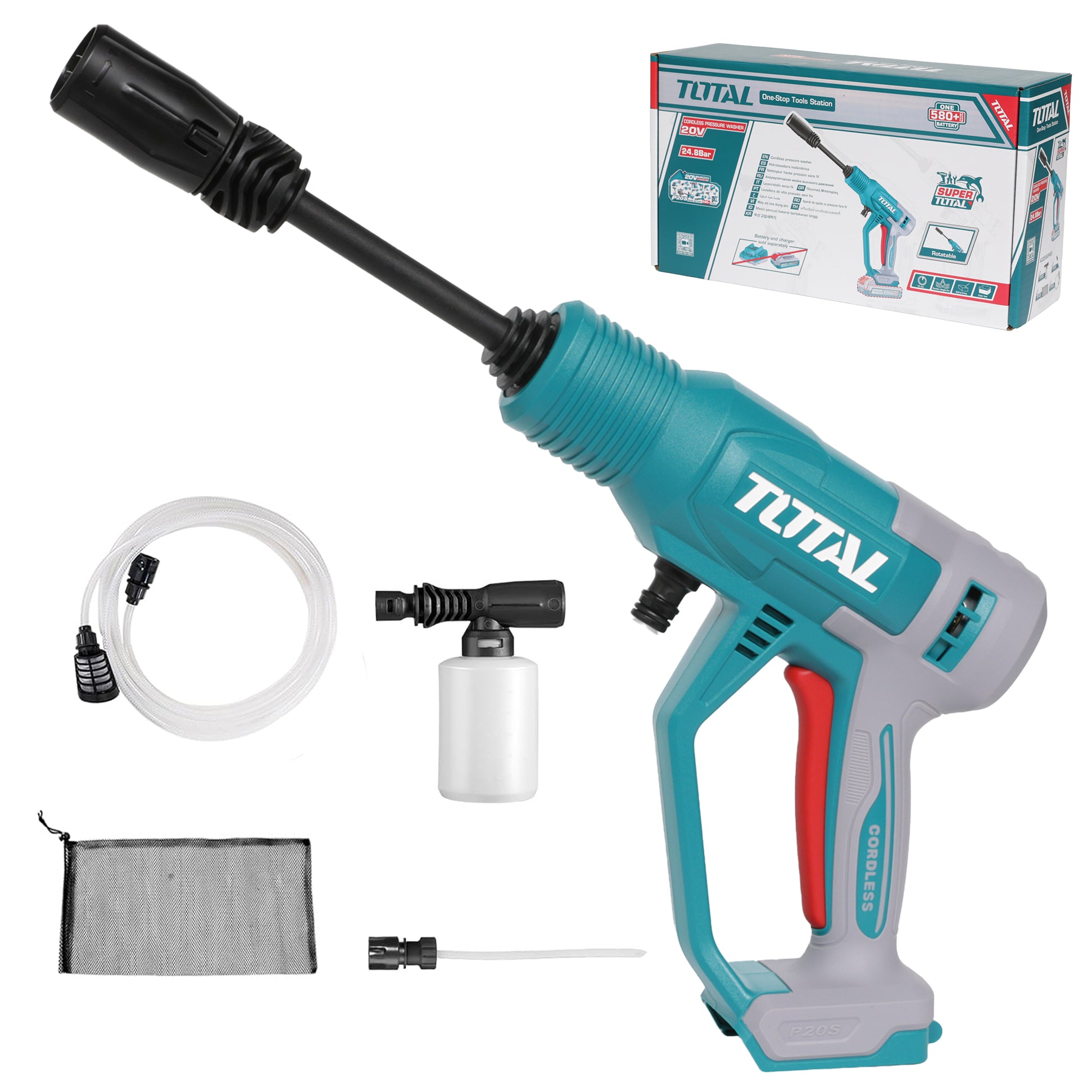 Total Li-Ion 20V Cordless Pressure Washer (Battery not included) - TPWLI2036