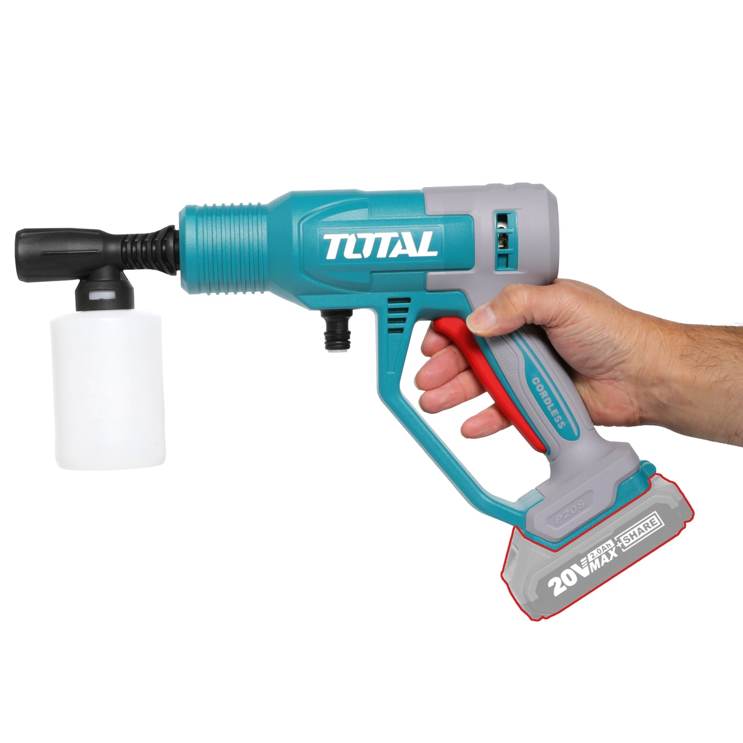 Total Li-Ion 20V Cordless Pressure Washer (Battery not included) - TPWLI2036