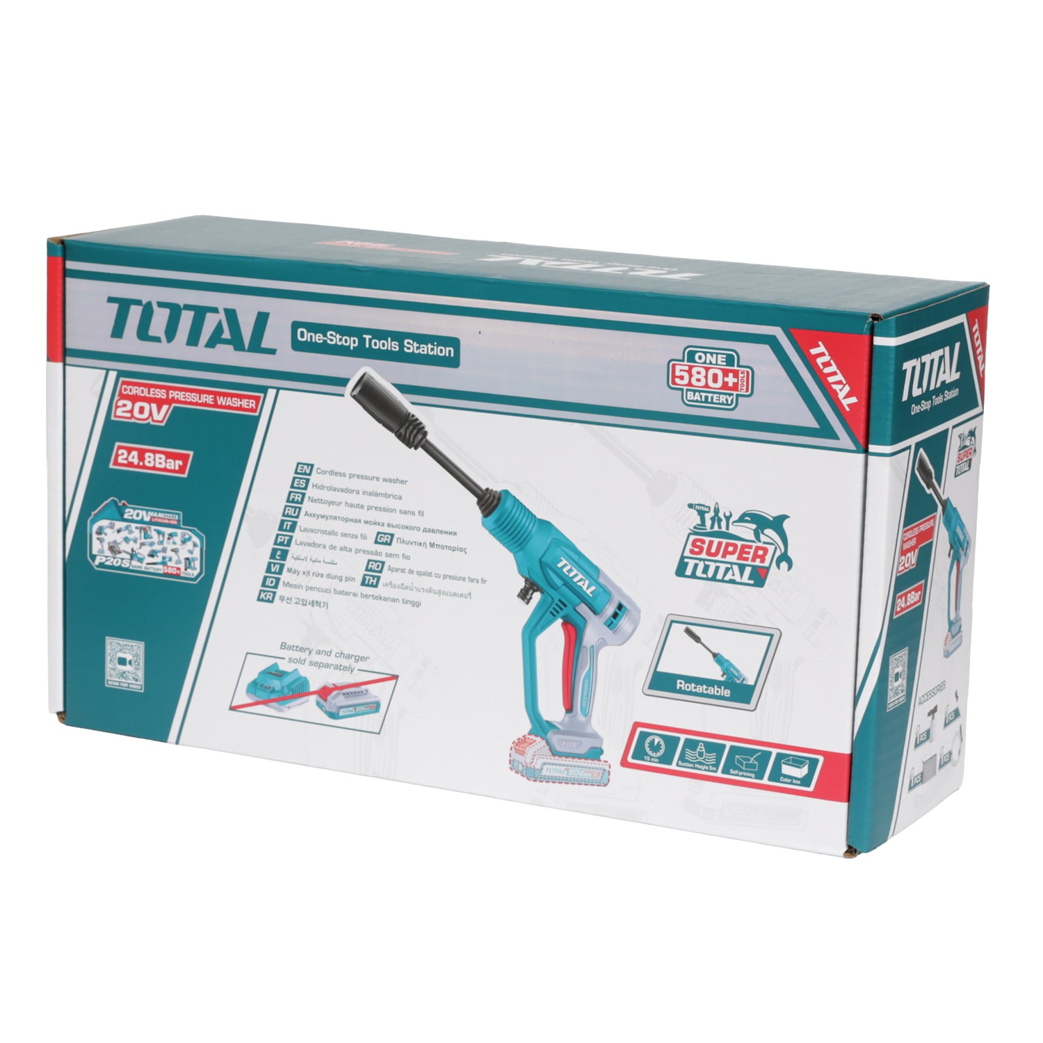 Total Li-Ion 20V Cordless Pressure Washer (Battery not included) - TPWLI2036