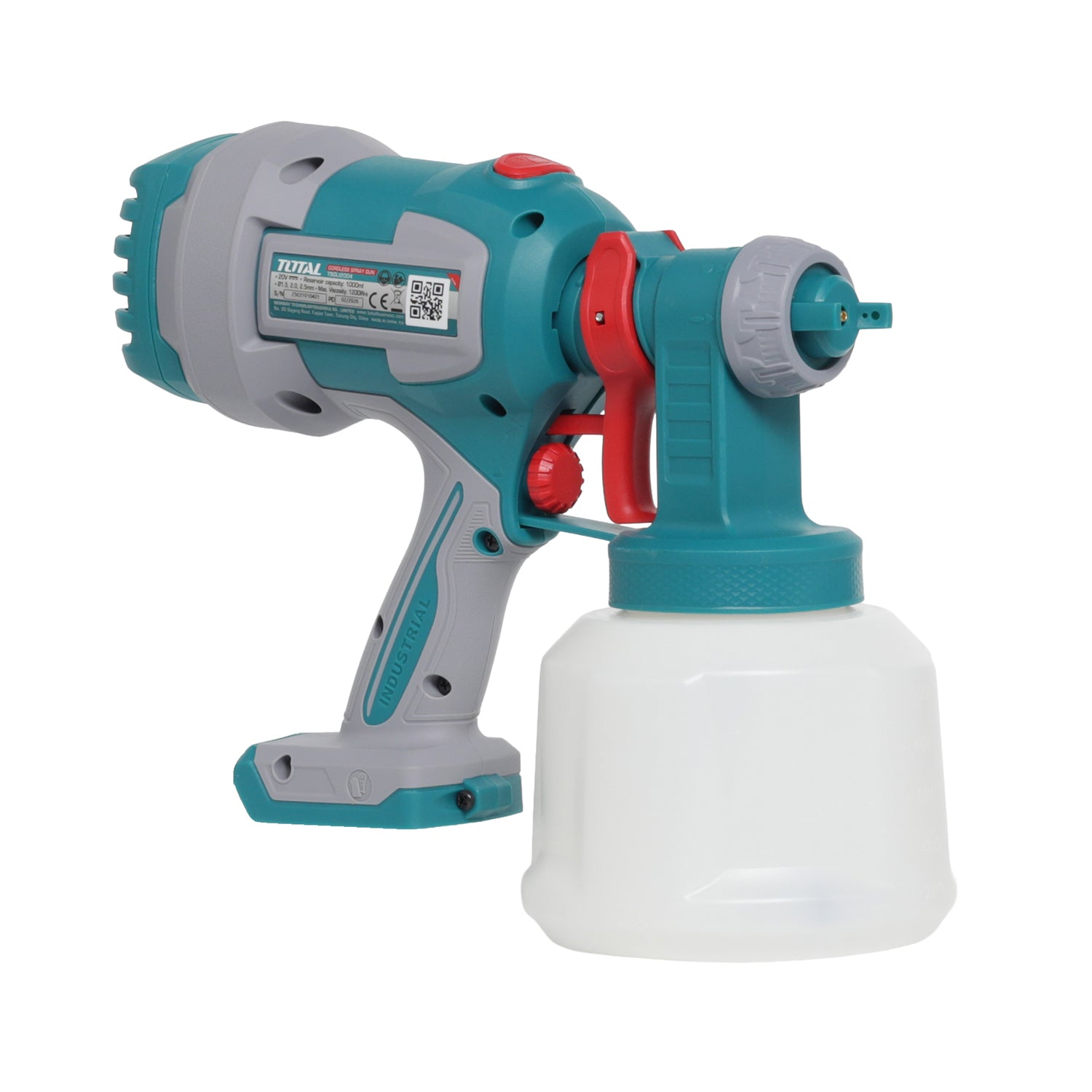 Total Li-Ion 20V Cordless Spray Gun (Battery not included) - TSGLI2004