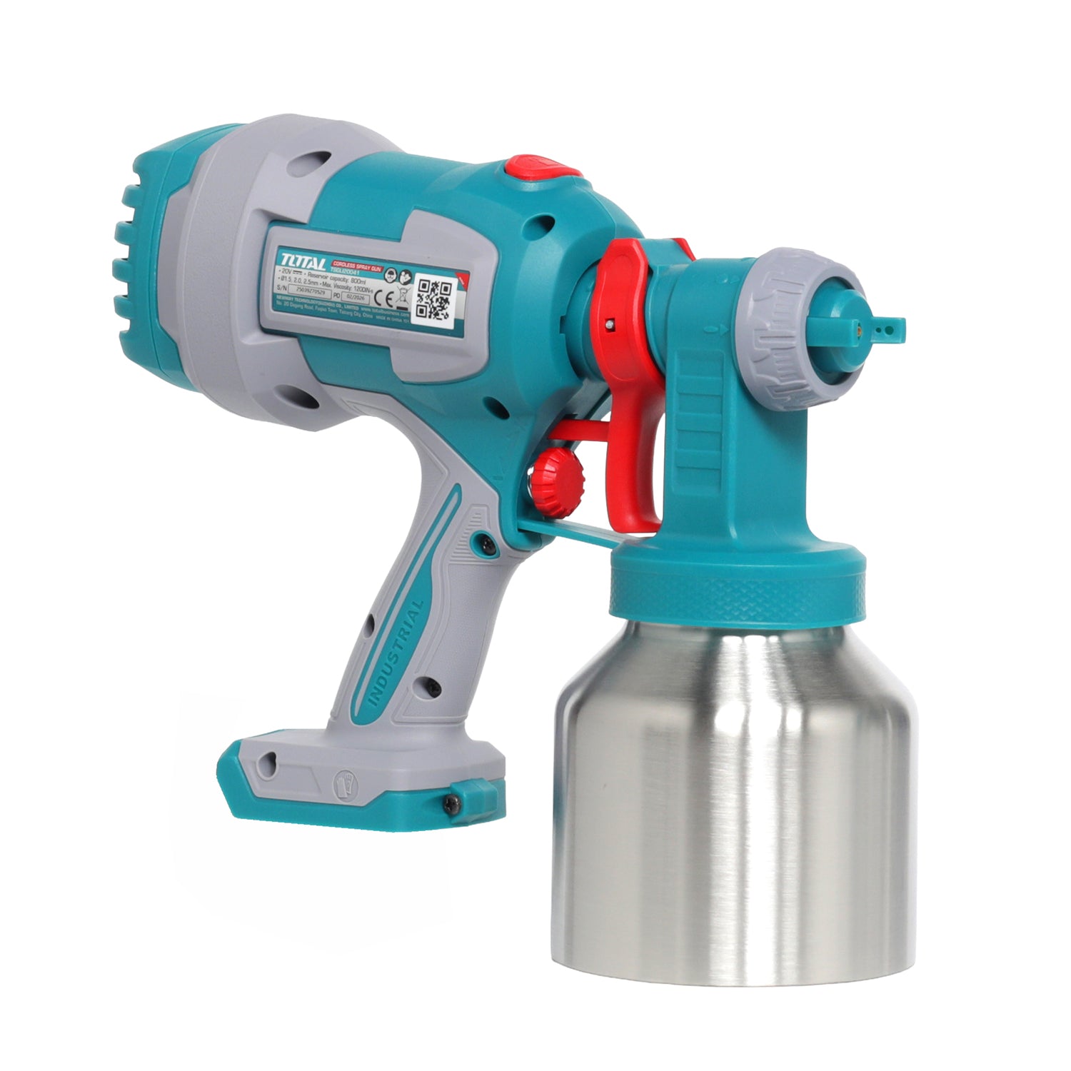 Total Li-Ion 20V Cordless Spray Gun (Battery not included) - TSGLI20041