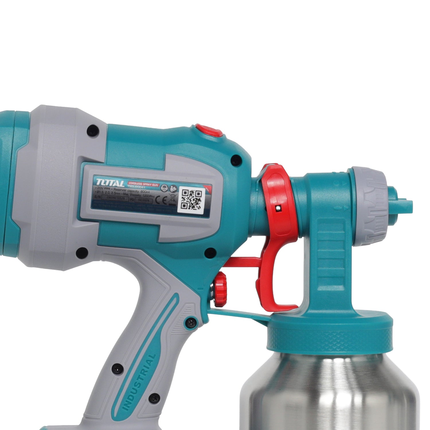 Total Li-Ion 20V Cordless Spray Gun (Battery not included) - TSGLI20041