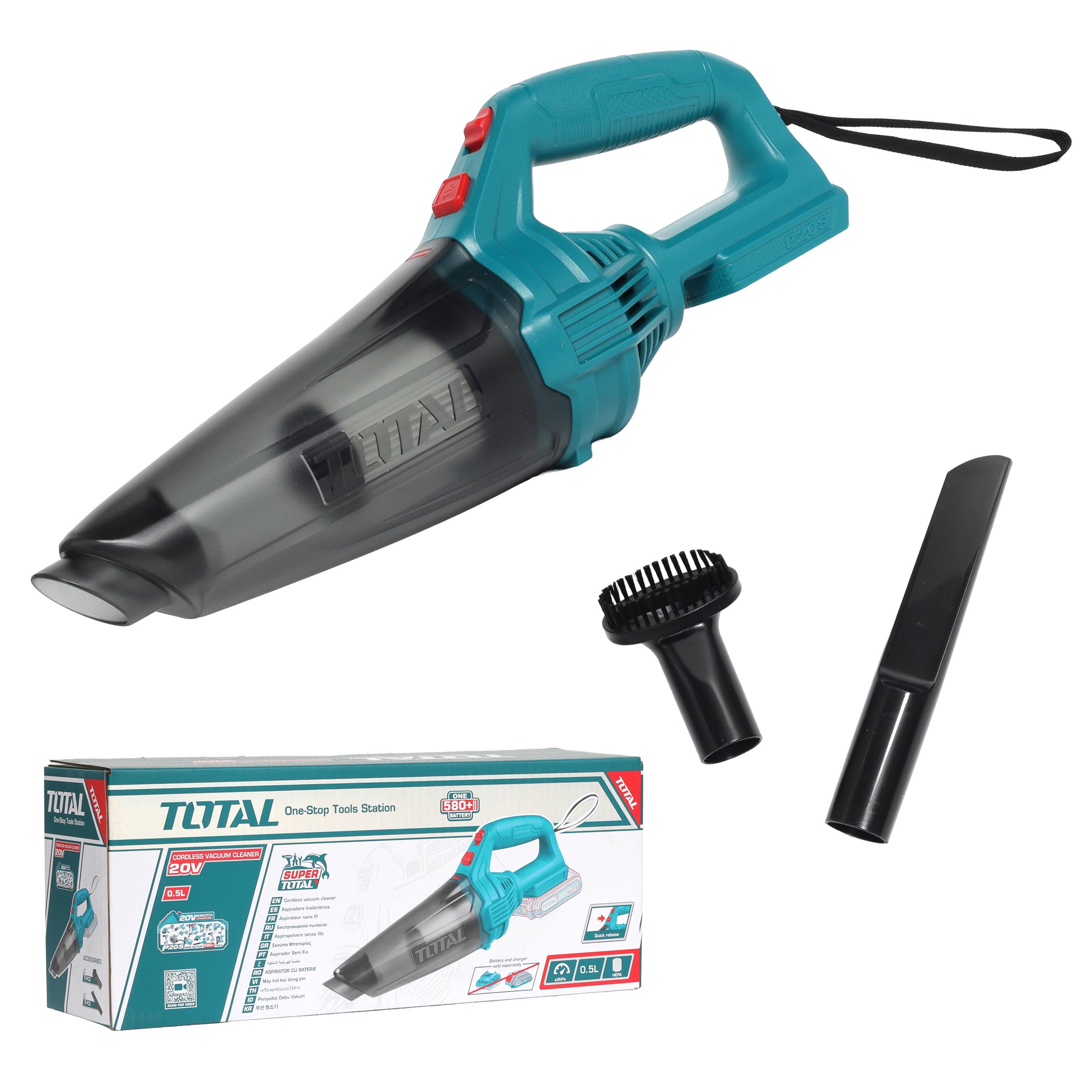 Total Li-Ion 20V Cordless Vacuum Cleaner (Battery not included) - TVLI201261