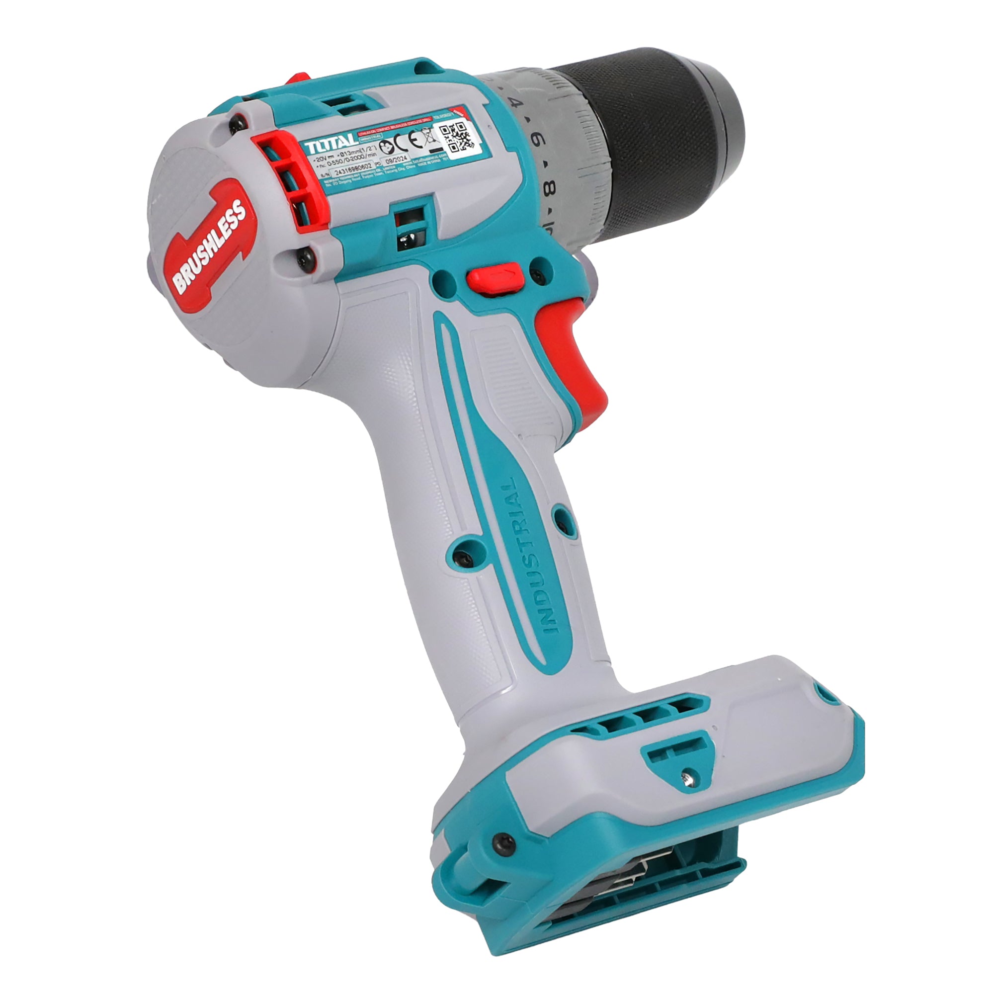 Total Li-Ion 20V Cordless 3pc Combo Kit (with 2 x Batteries & Charger) - TOSLI241192E