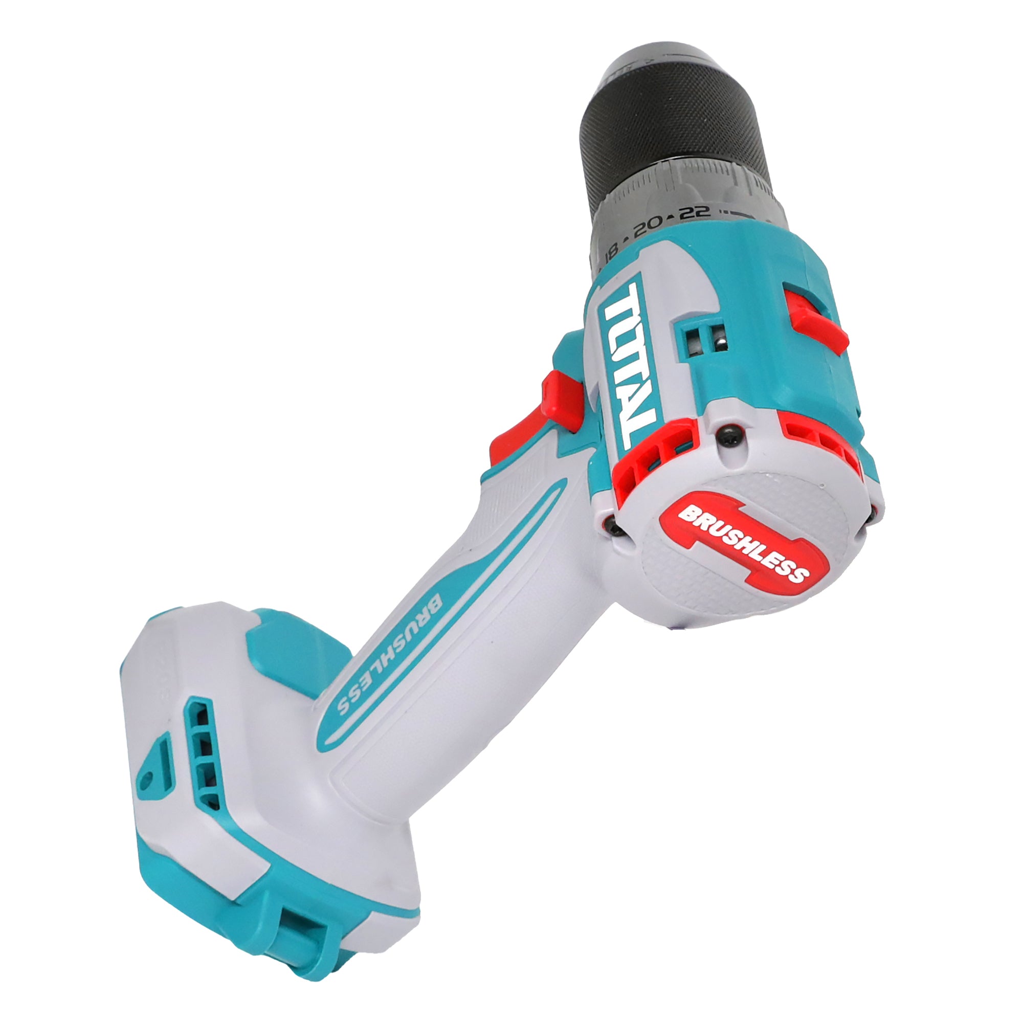 Total Li-Ion 20V Cordless 3pc Combo Kit (with 2 x Batteries & Charger) - TOSLI241192E