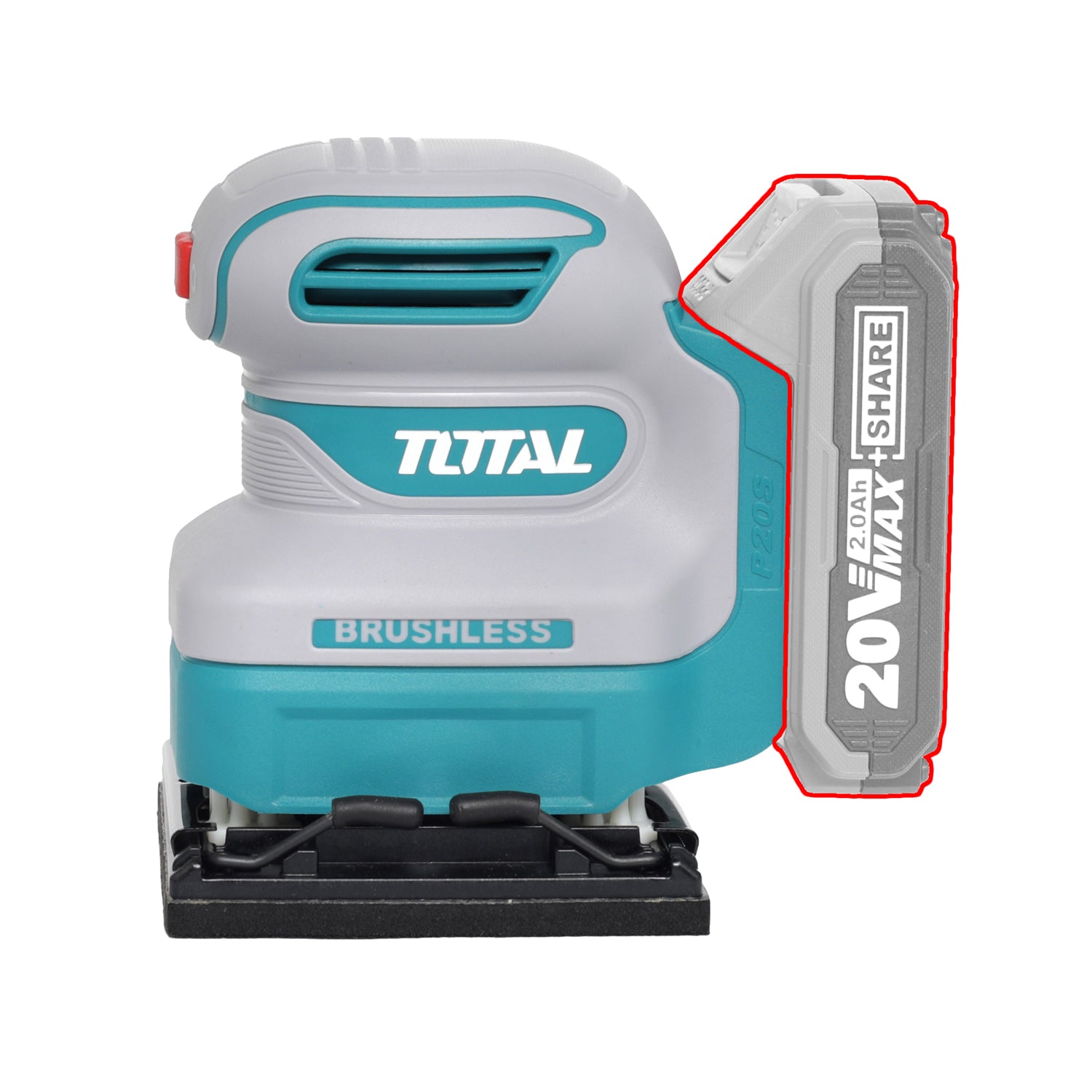 Total Li-Ion 20V Sheet Sander (Battery Not Included) - TSHSLI2024