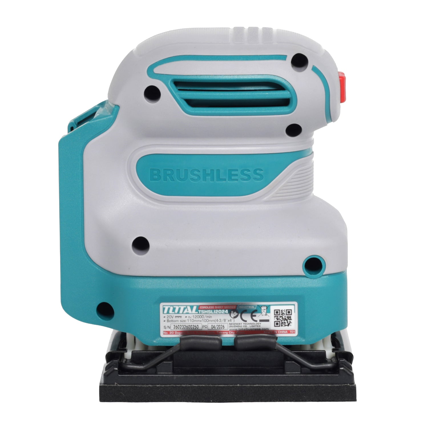 Total Li-Ion 20V Sheet Sander (Battery Not Included) - TSHSLI2024