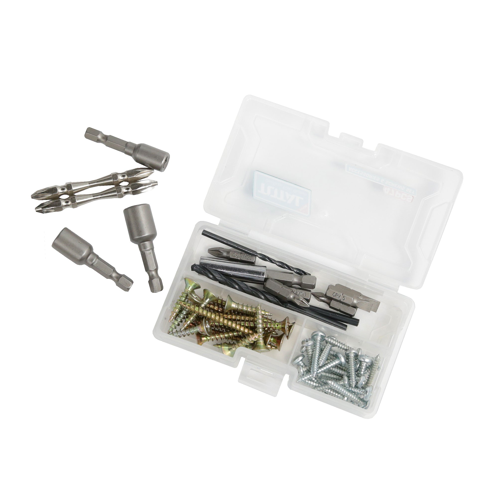 Total Li-Ion 20V Cordless 2pc Combo Kit (with 2 x Batteries & Charger) - TCKLI20272E