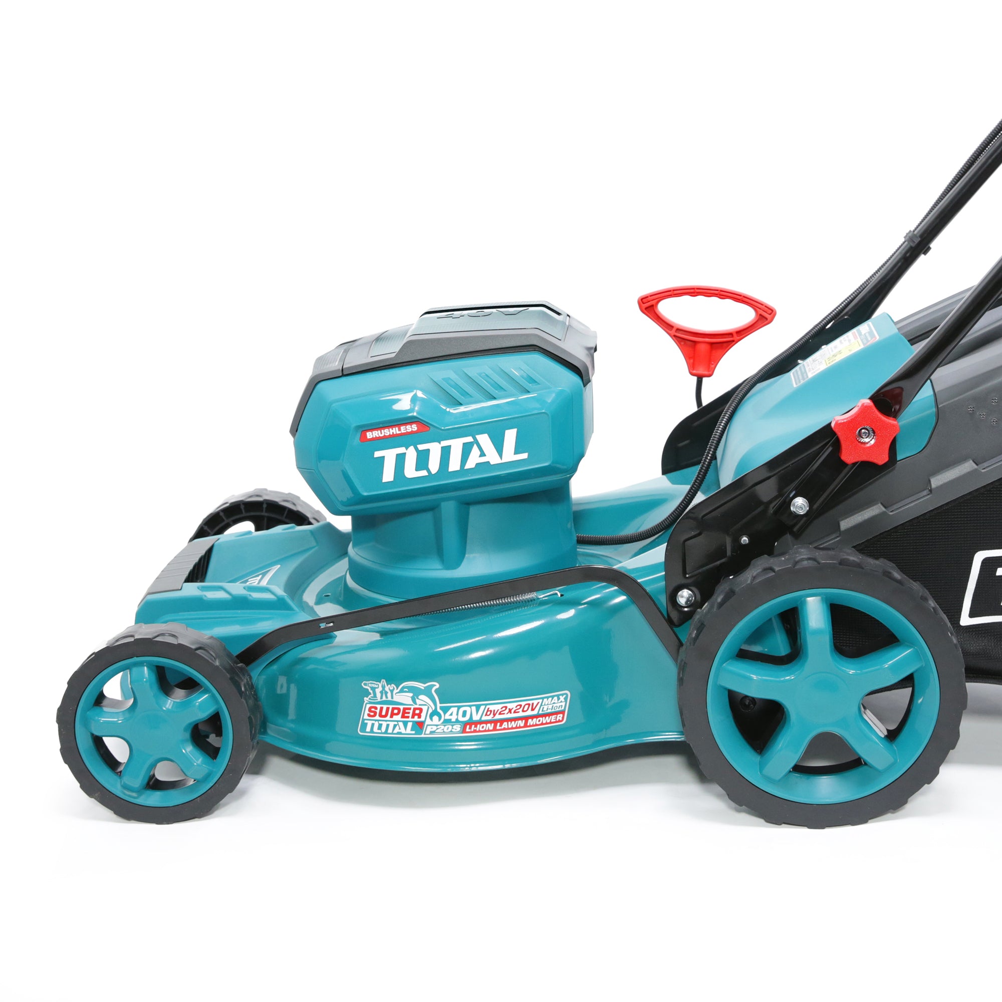 Total Li-Ion 40V Cordless Lawn Mower (Batteries not included) - TLMLI20185