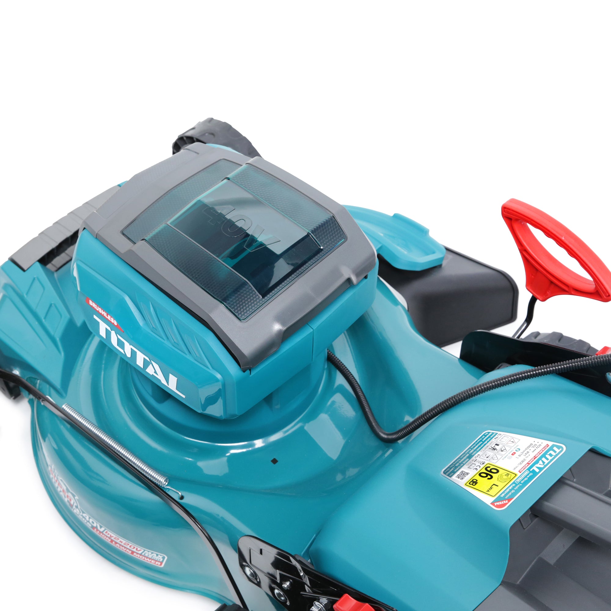 Total Li-Ion 40V Cordless Lawn Mower (Batteries not included) - TLMLI20185