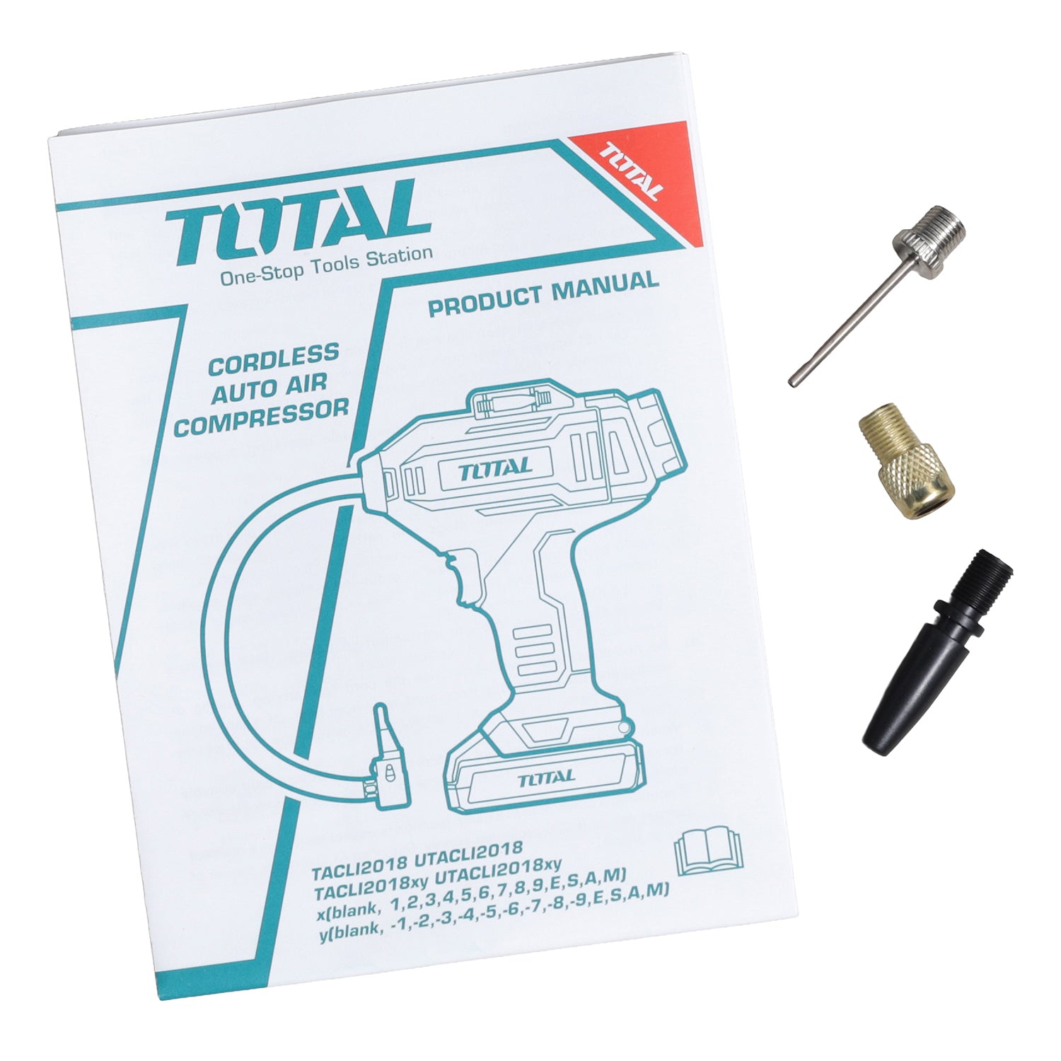 Total Li-Ion 20V Cordless Auto Air Compressor 150PSI (Battery not included) - TACLI2018E