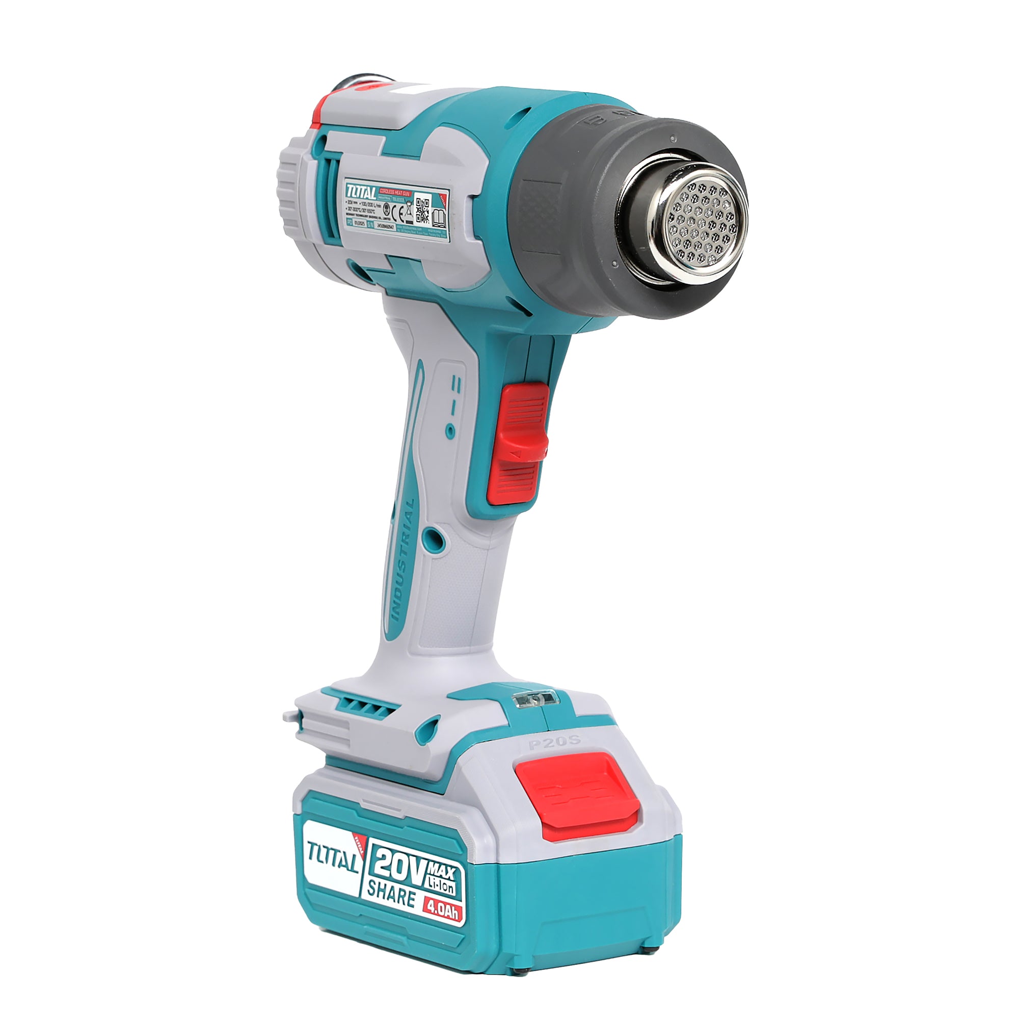 Total Li-Ion 20V Cordless 3pc Combo Kit (with 2 x Batteries & Charger) - TOSLI241196E