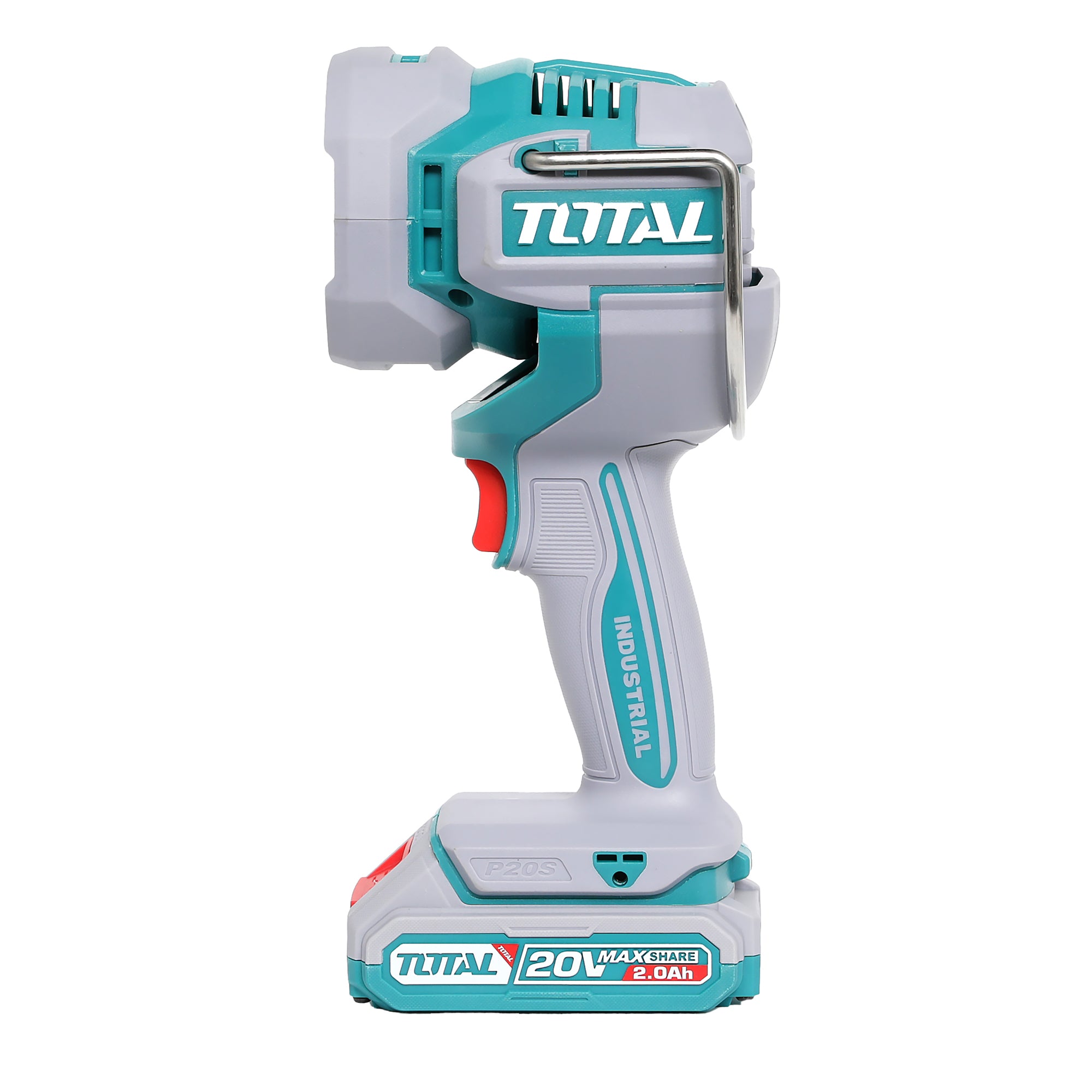 Total Li-Ion 20V Cordless 3pc Combo Kit (with 2 x Batteries & Charger) - TOSLI241196E