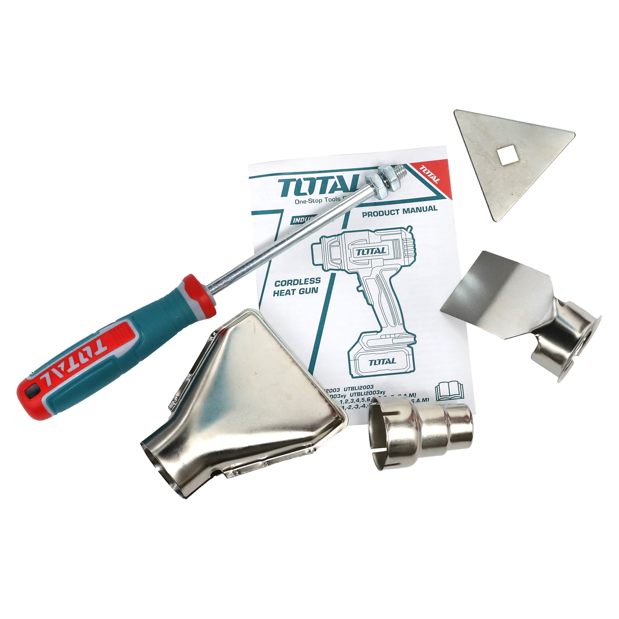 Total Li-Ion 20V Cordless 3pc Combo Kit (with 2 x Batteries & Charger) - TOSLI241196E