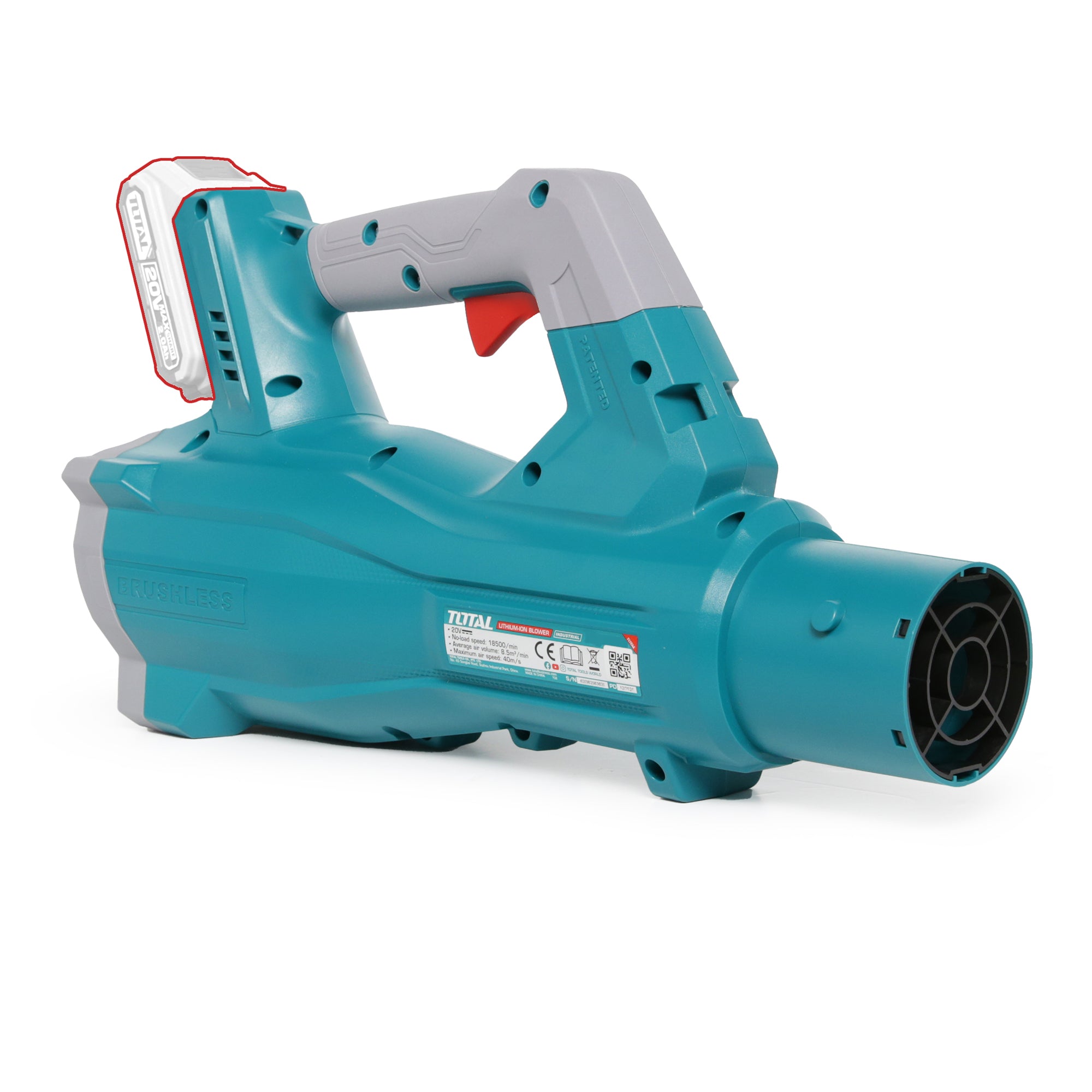 Total Li-Ion 20V Blower (Battery not included) - TABLI20428