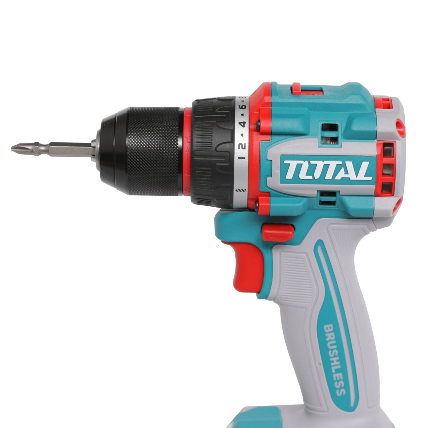 Total Li-Ion 20V Compact Brushless Cordless Drill (Battery not included) - TDLI206681