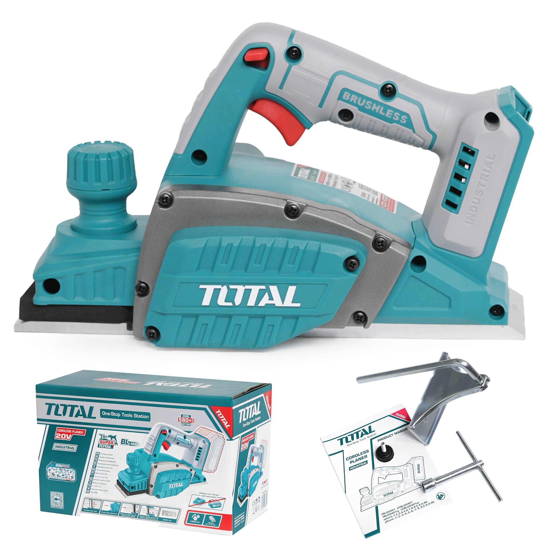 Total Li-Ion 20V Cordless Planer (Battery Not Included) - TRLI20401
