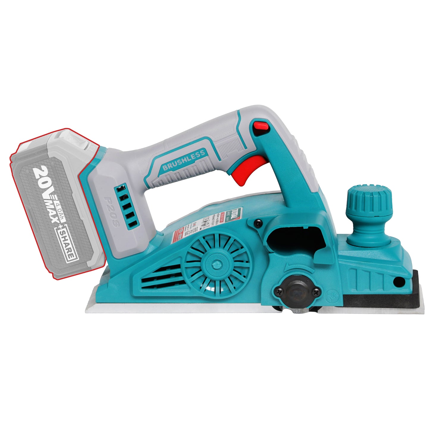 Total Li-Ion 20V Cordless Planer (Battery Not Included) - TRLI20401