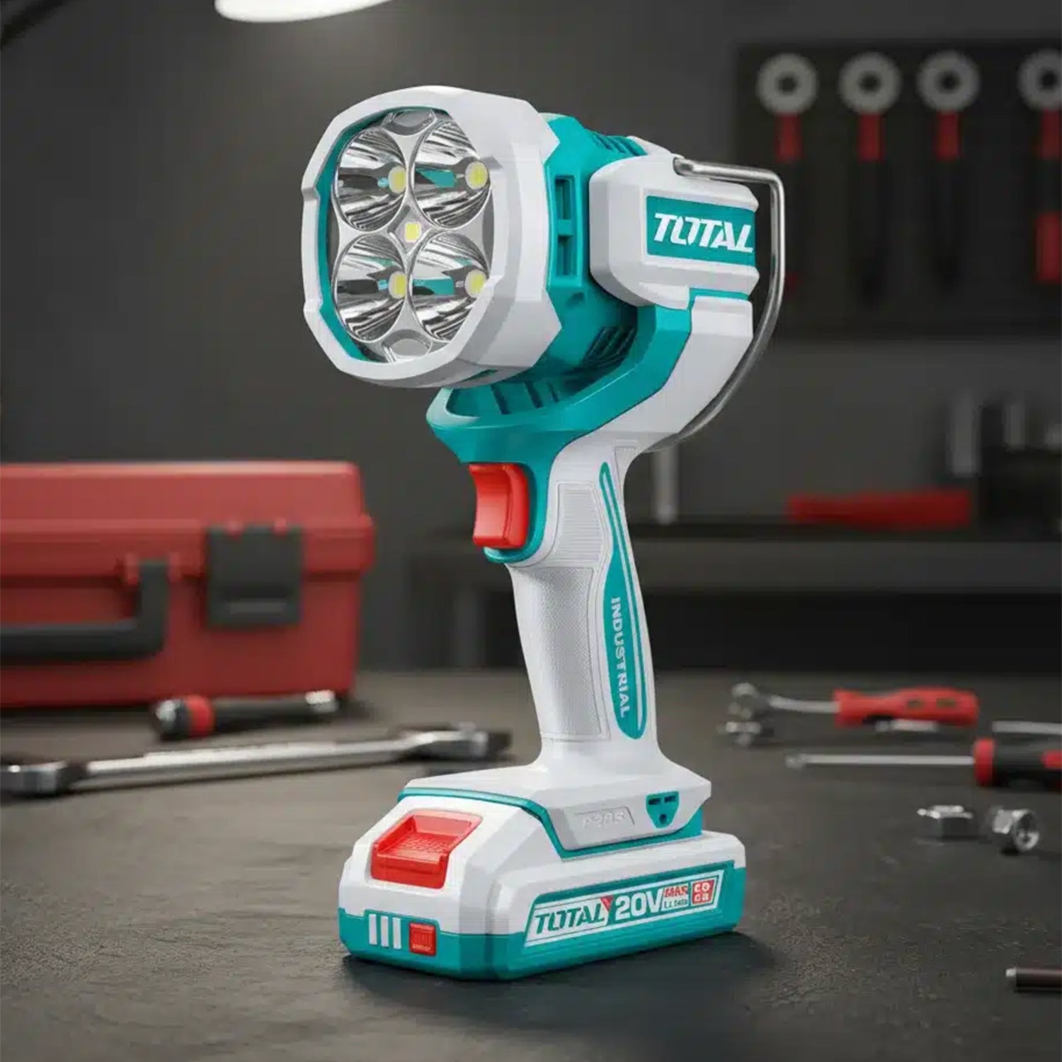 Total Li-Ion 20V Cordless Work Lamp (Battery not included) - TWLI20885