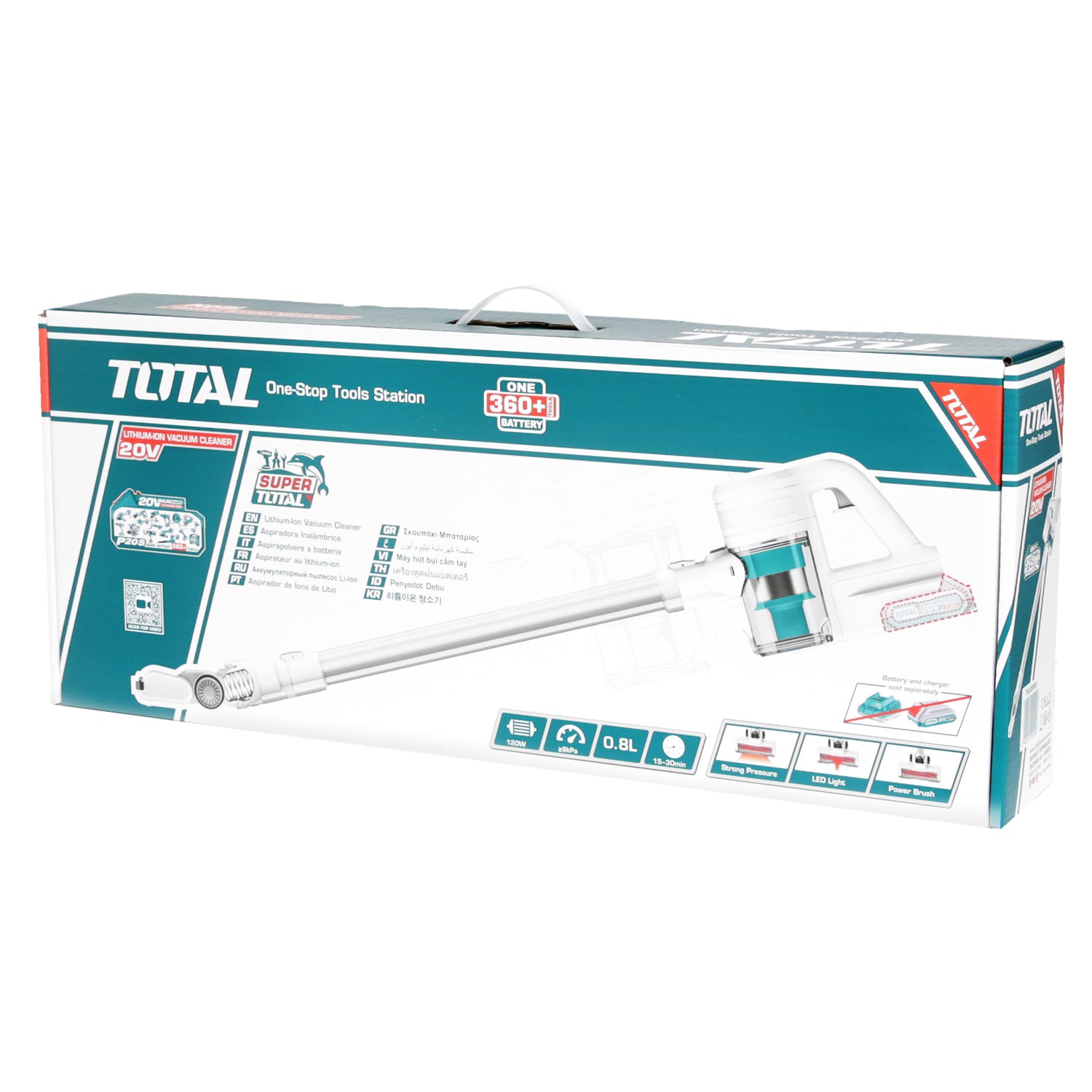 Total Li-Ion 20V Vacuum Cleaner (Battery not included) - TVLI20061