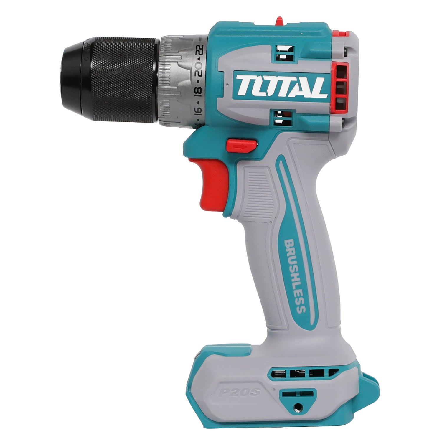 Total Li-Ion 20V Compact Brushless Cordless Drill (Battery not included) - TDLI206021