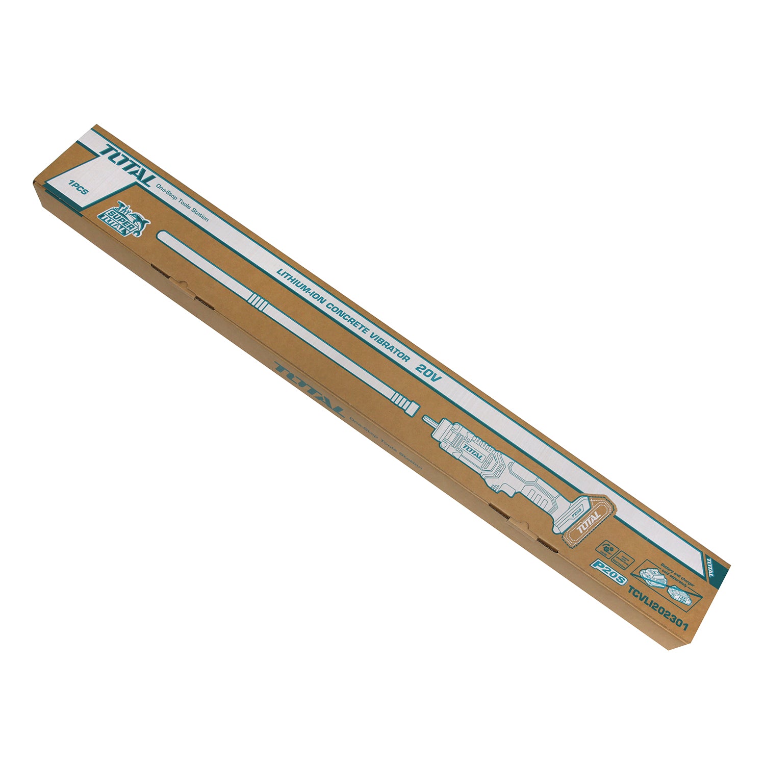 Total Li-Ion 20V Concrete Vibrator (Battery not included) - TCVLI202301