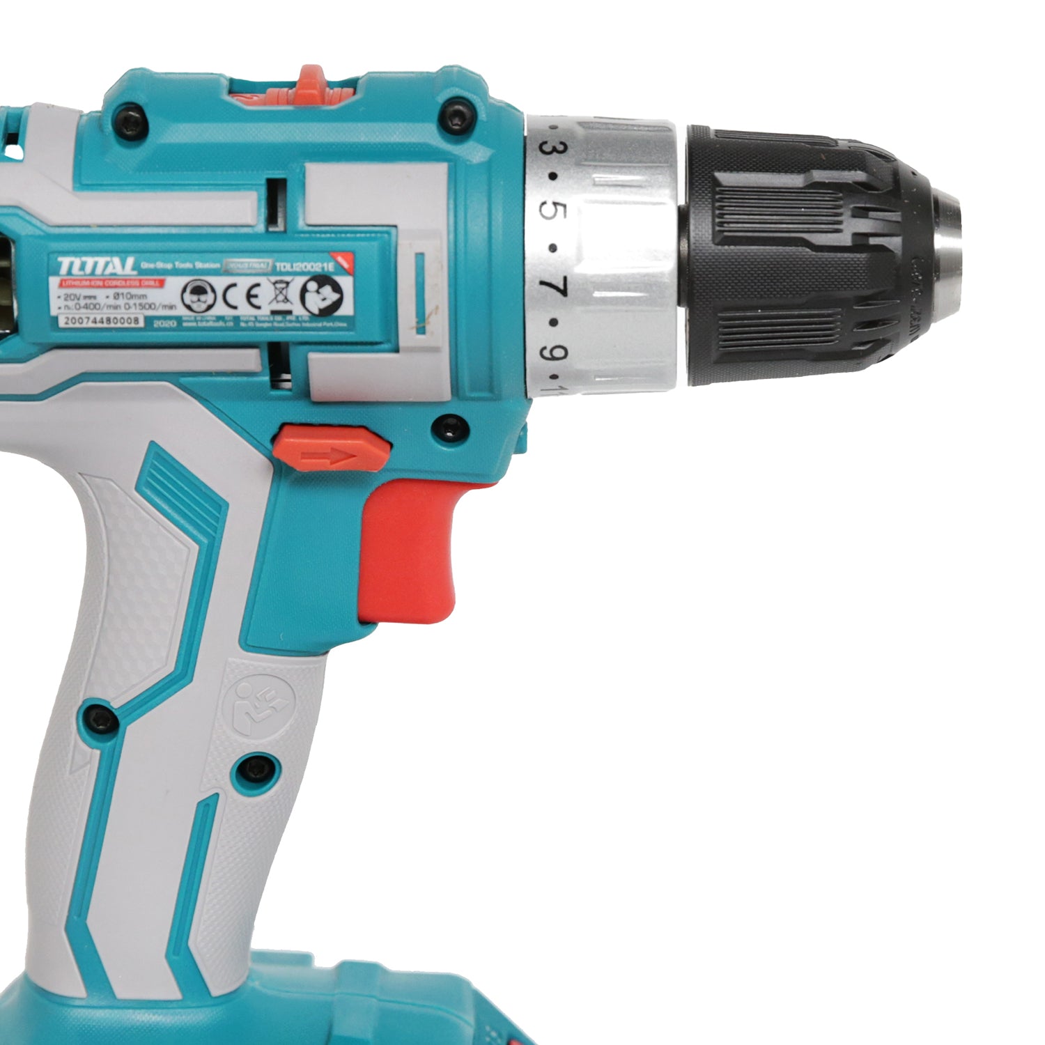 Total Li-Ion 20V Cordless Drill (with Battery & Charger) - TDLI20021E