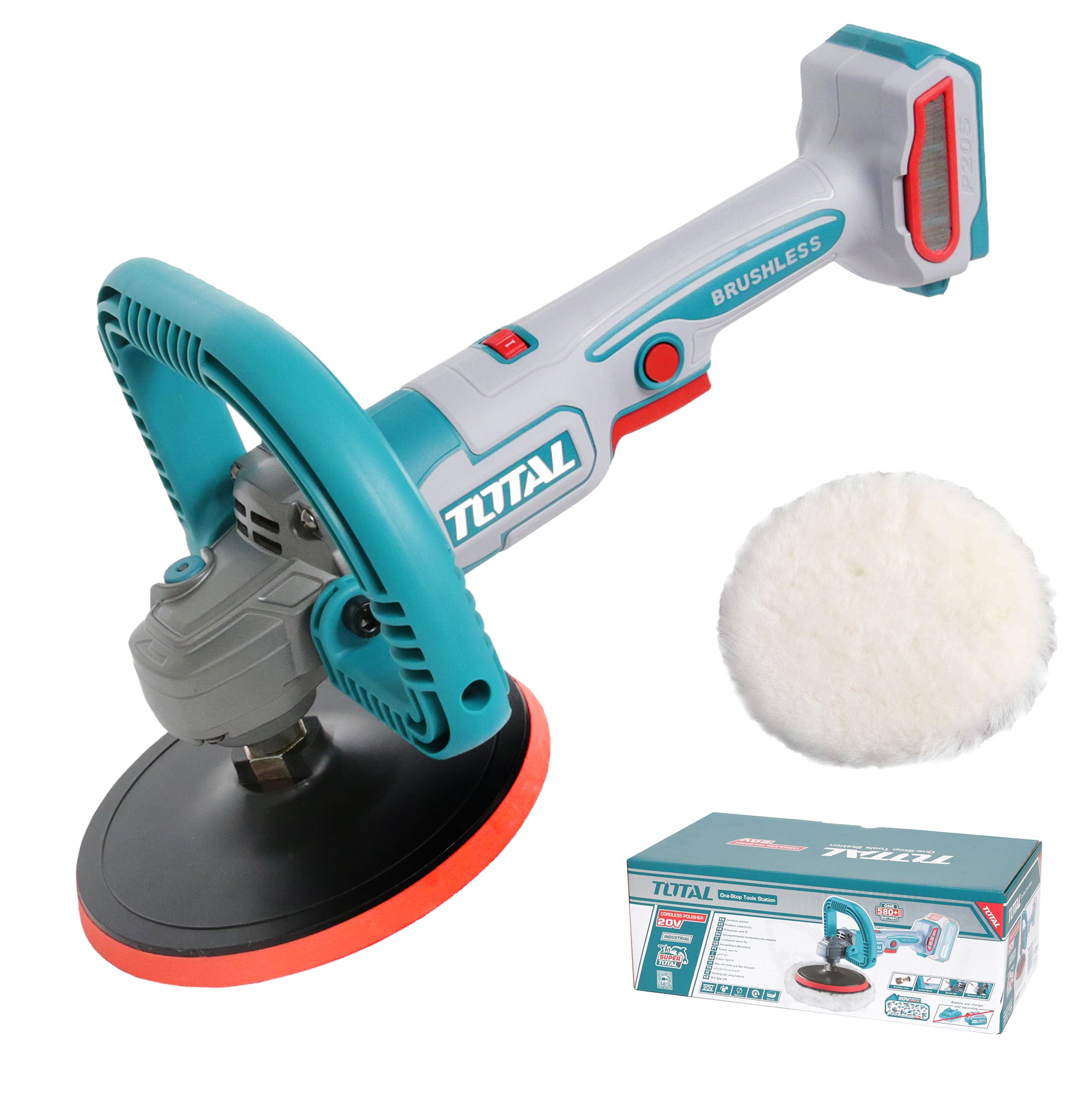 Total Li-Ion 20V Cordless Polisher (Battery Not Included) - TAPLI2018