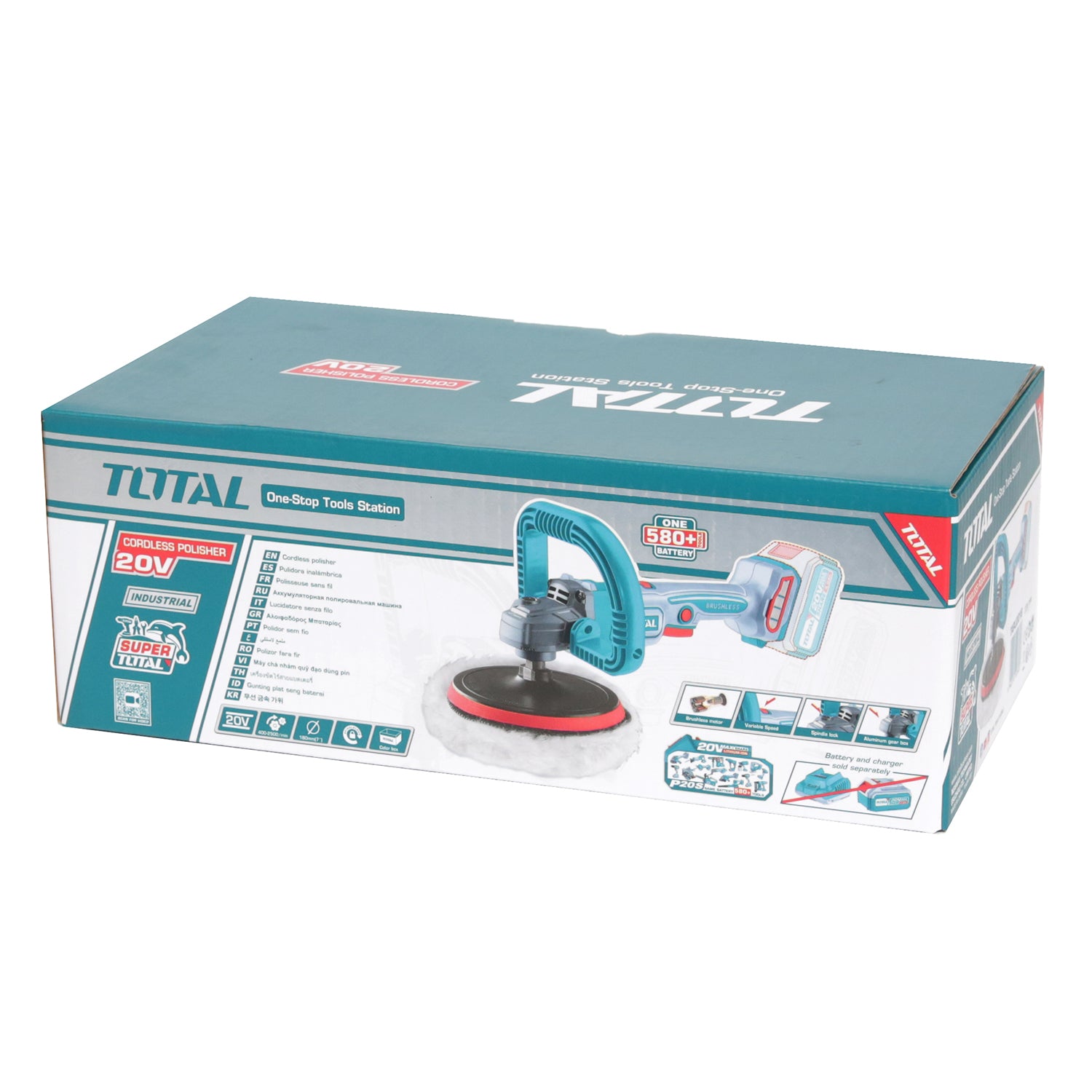 Total Li-Ion 20V Cordless Polisher (Battery Not Included) - TAPLI2018