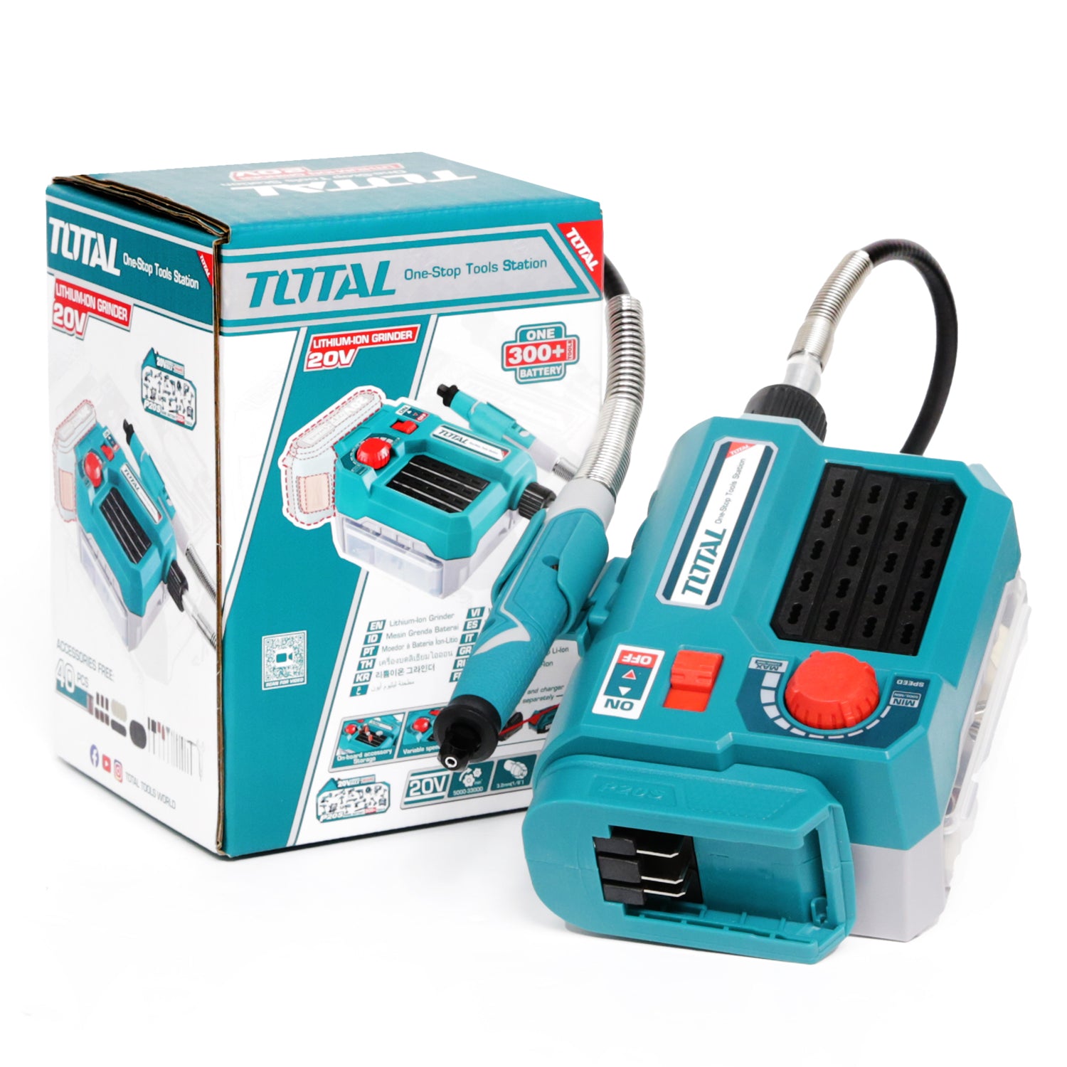 Total Li-Ion 20V Grinder (Battery not included) - TMGLI2001